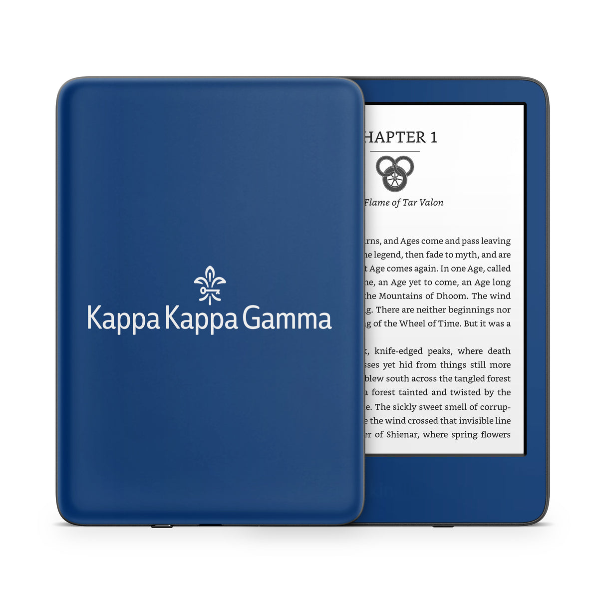 Kappa Kappa Gamma Brandmark Kappa Blue - Amazon Kindle Skin
