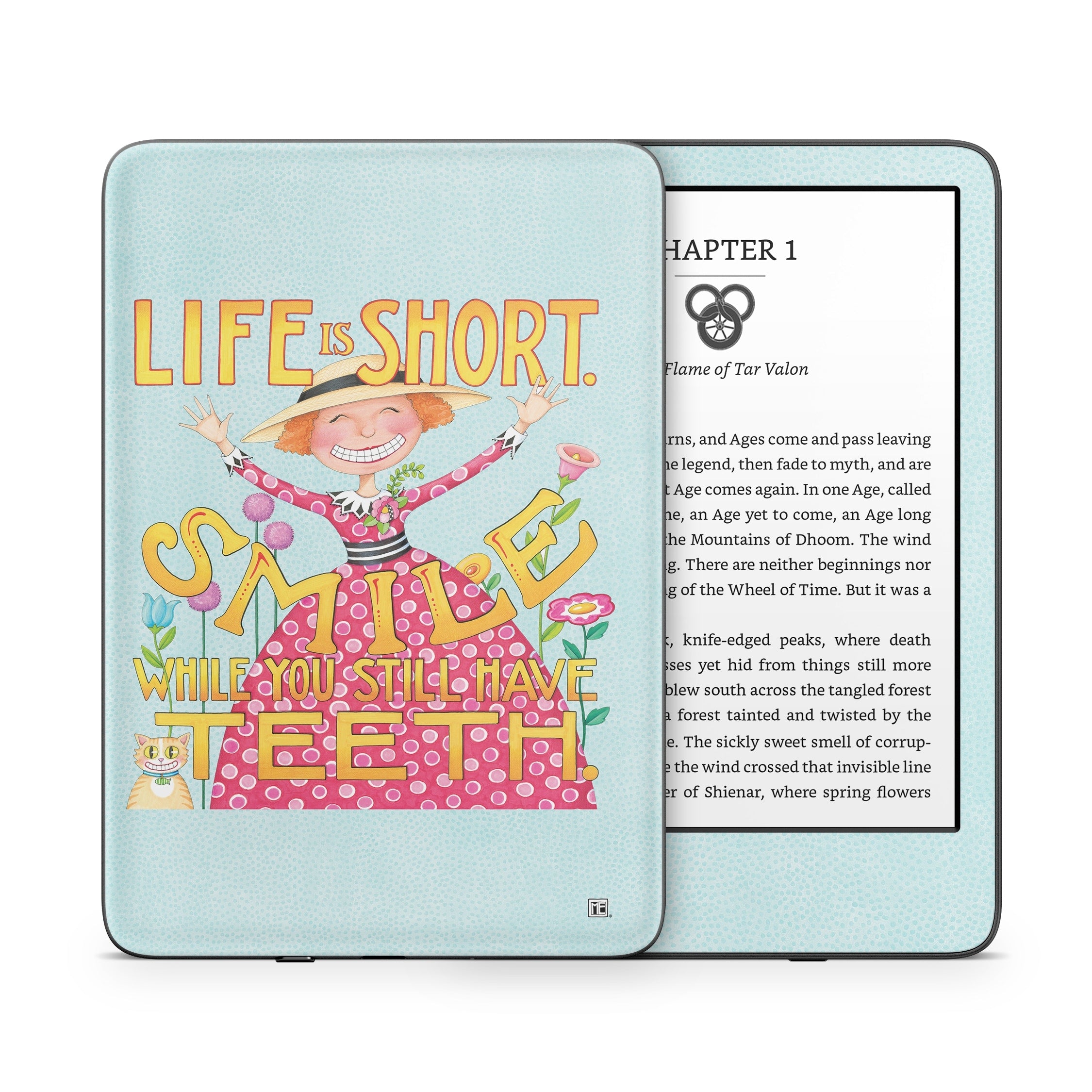 Life is Short - Amazon Kindle Skin