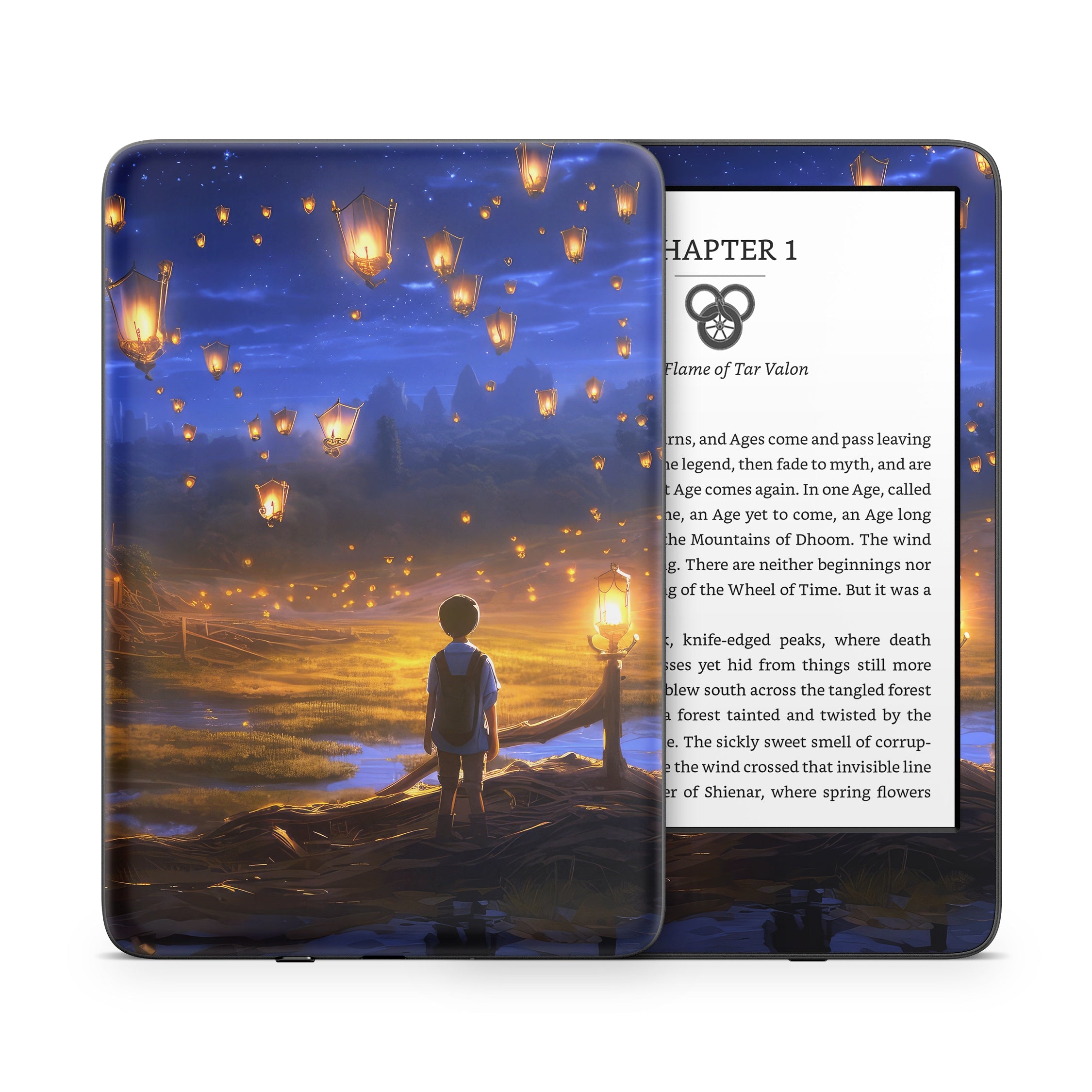 Light the Way - Amazon Kindle Skin