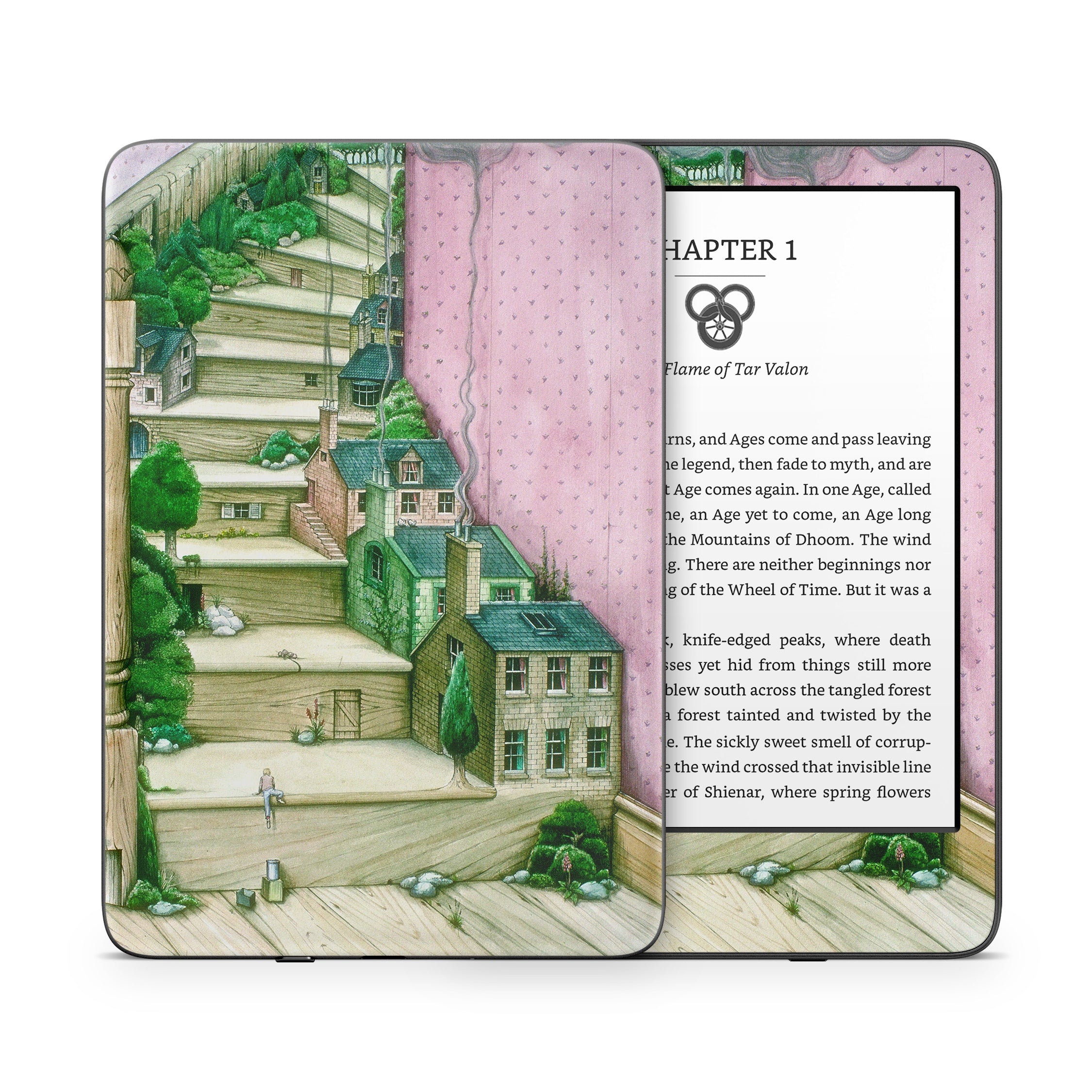 Living Stairs - Amazon Kindle Skin