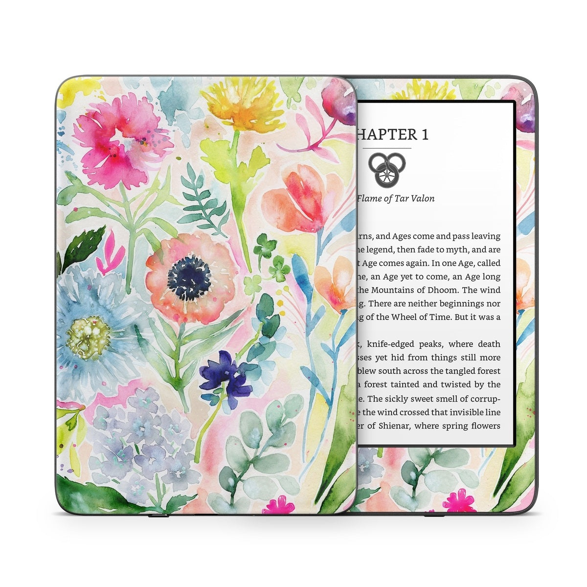 Loose Flowers - Amazon Kindle Skin