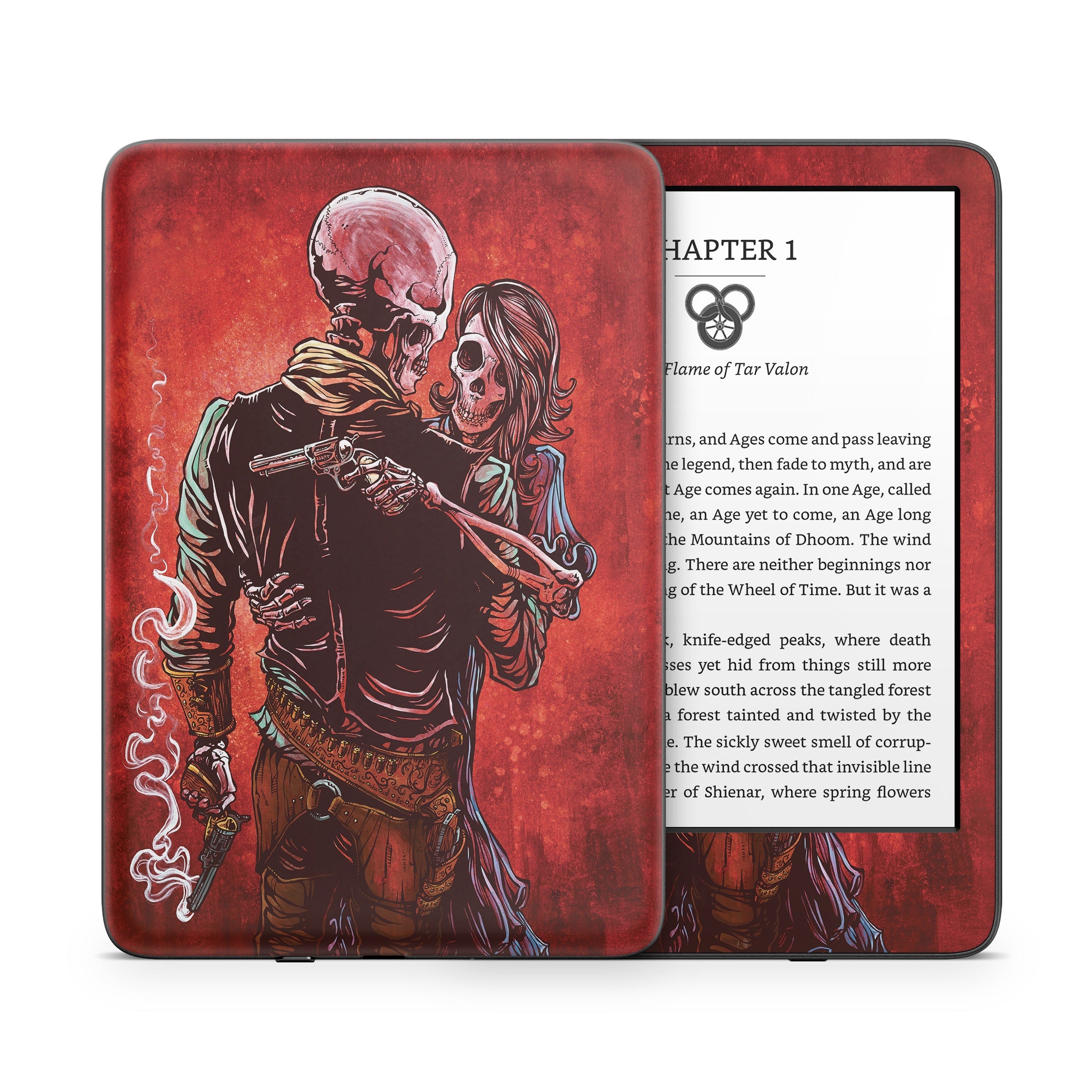 Love, Trust, and a Revolver - Amazon Kindle Skin