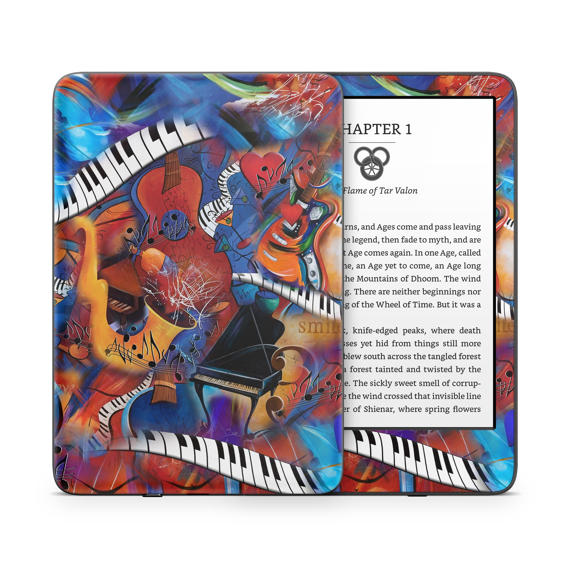 Music Madness - Amazon Kindle Skin