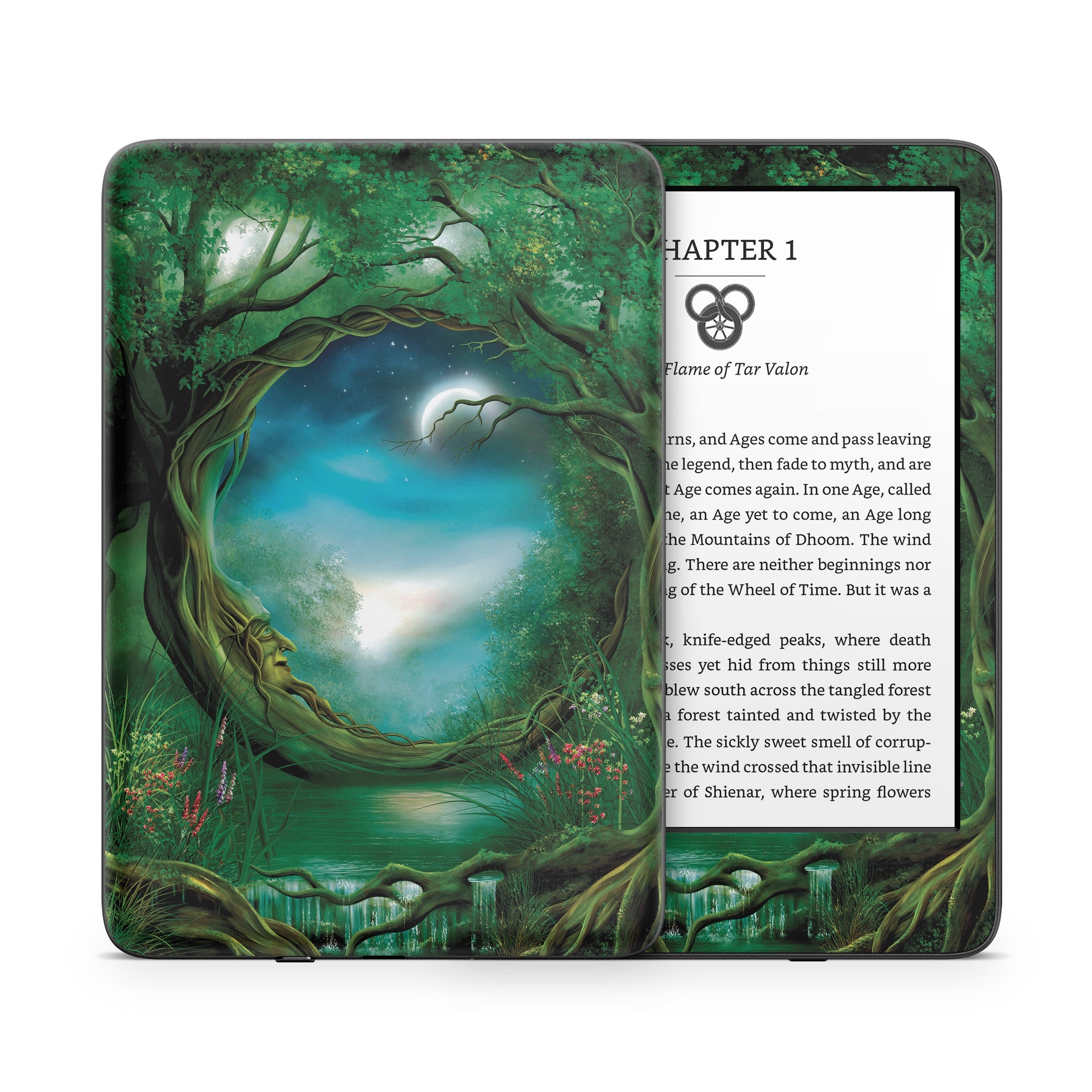Moon Tree - Amazon Kindle Skin