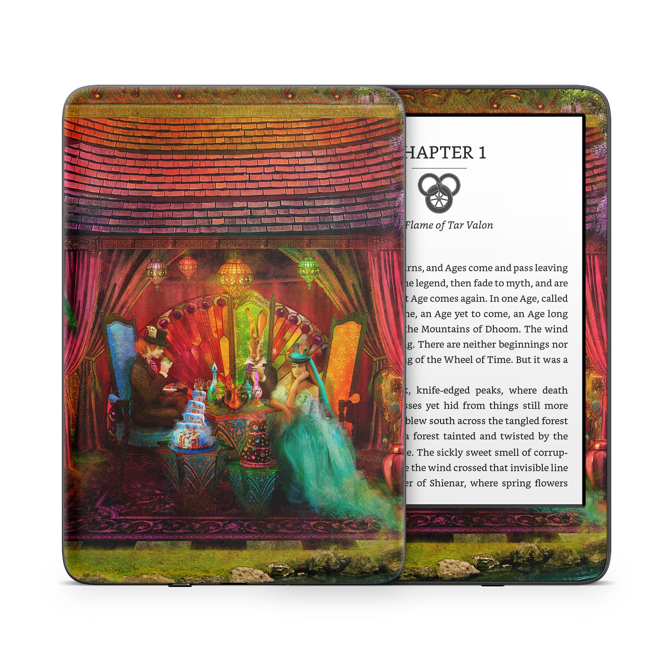 A Mad Tea Party - Amazon Kindle Skin