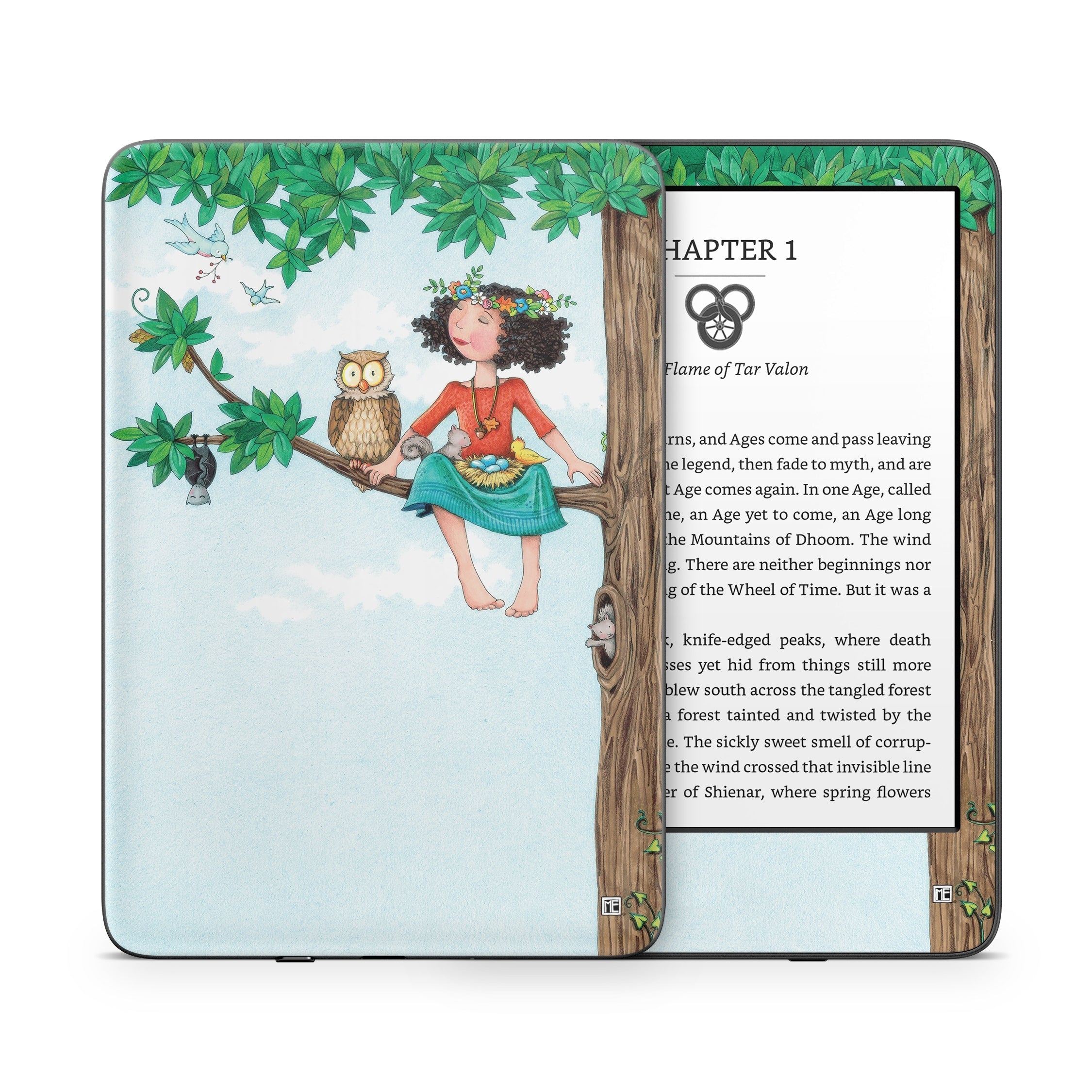 Never Alone - Amazon Kindle Skin