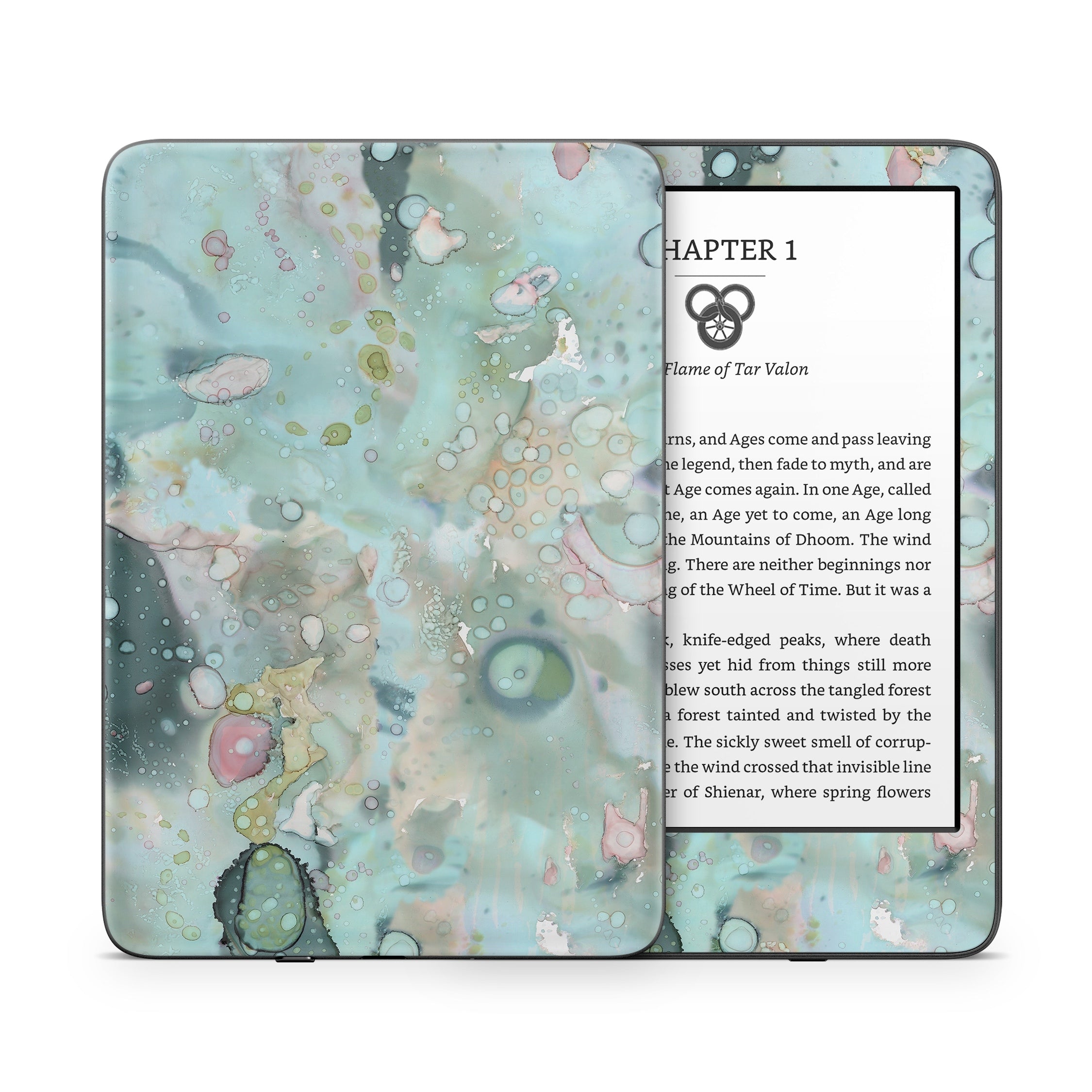 Organic In Blue - Amazon Kindle Skin