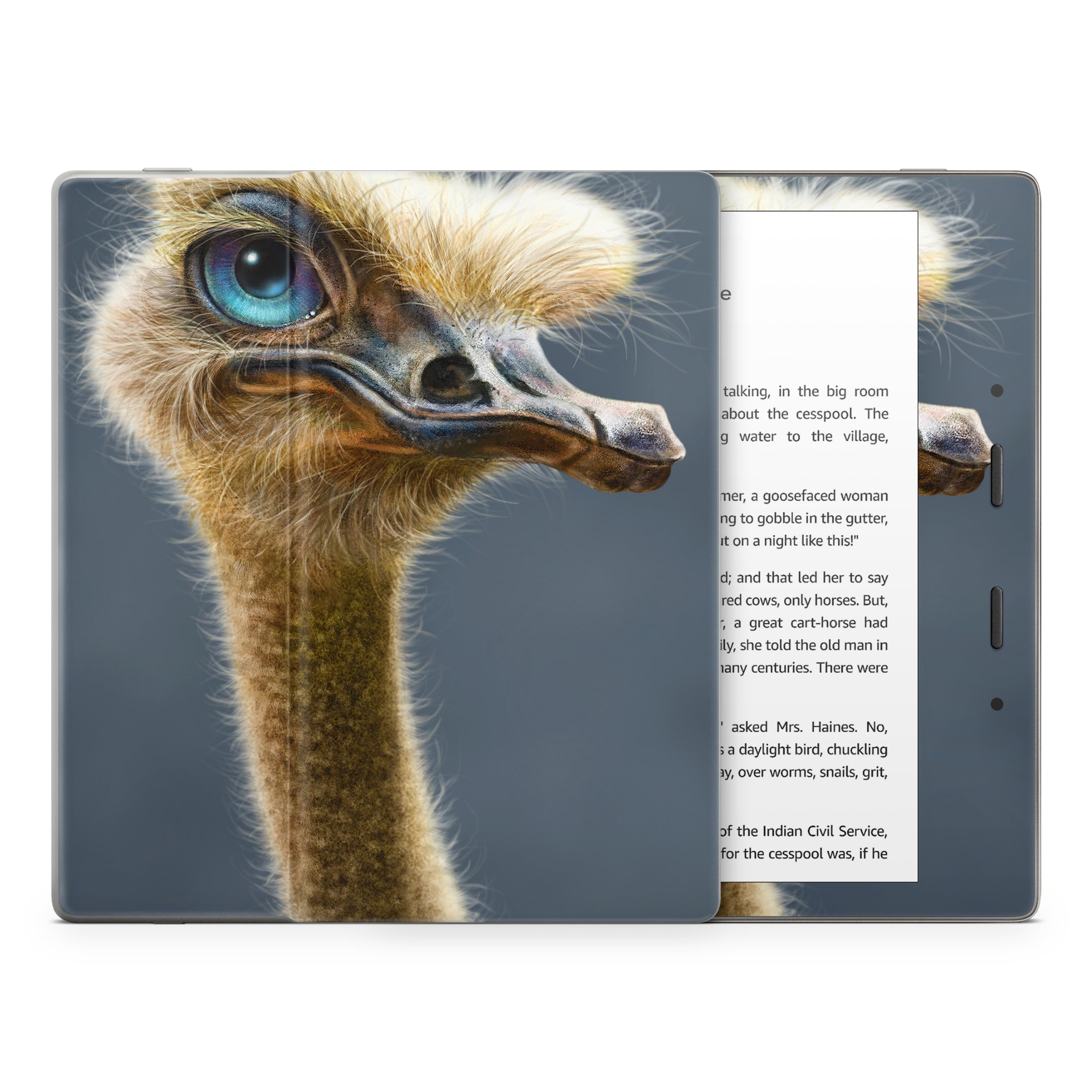 Ostrich Totem - Amazon Kindle Skin
