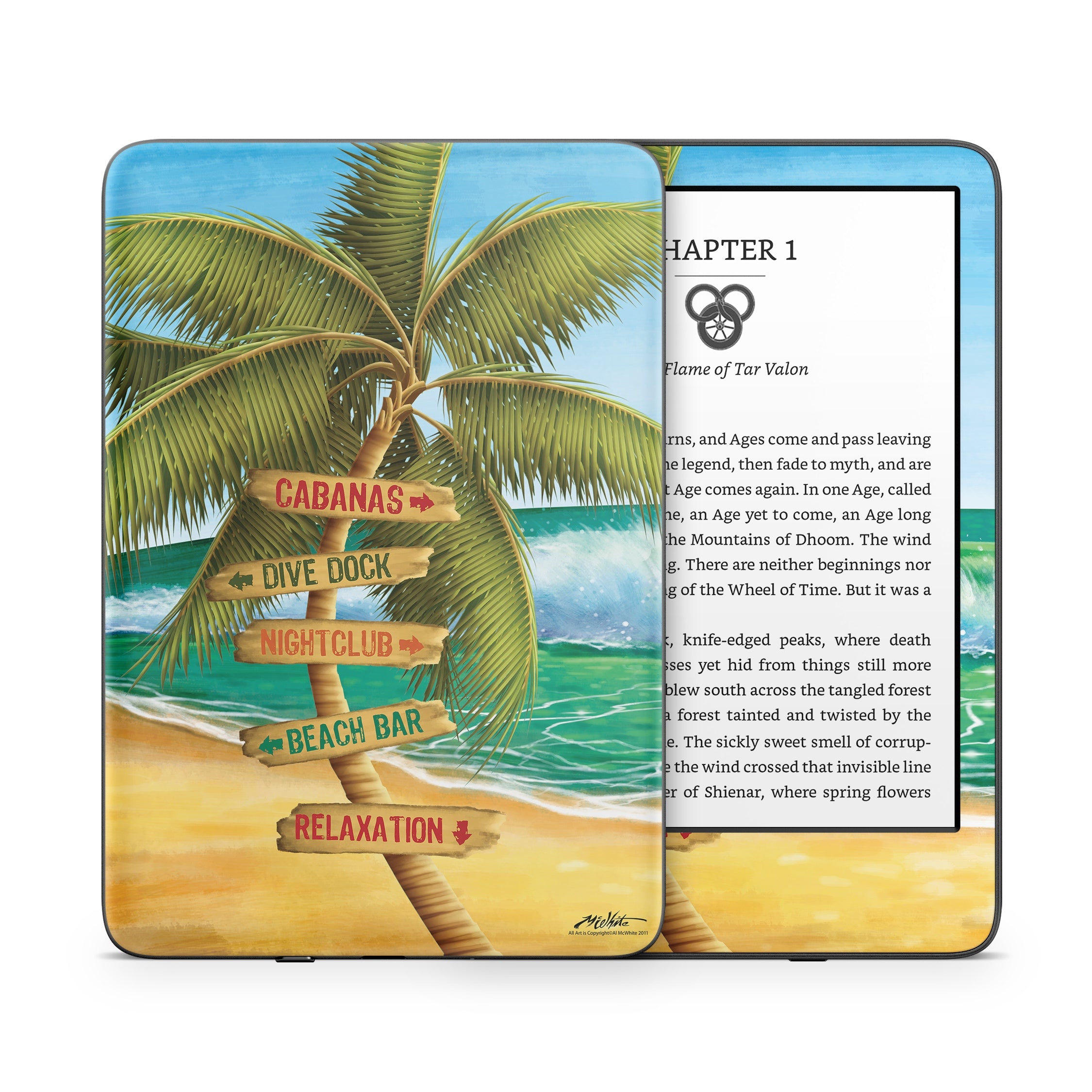Palm Signs - Amazon Kindle Skin