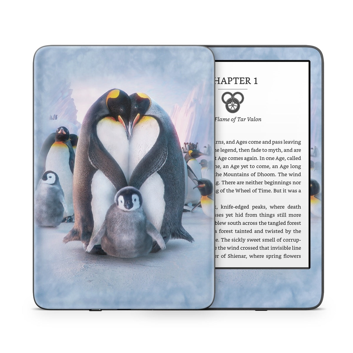 Penguin Heart - Amazon Kindle Skin