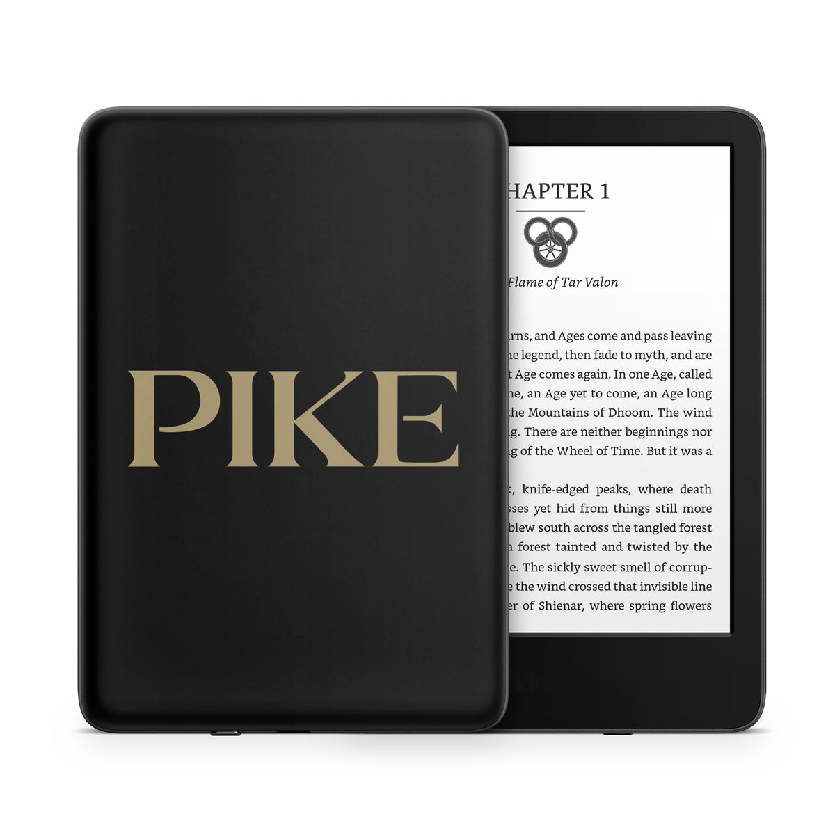 Pi Kappa Alpha PIKE Logo Black - Amazon Kindle Skin