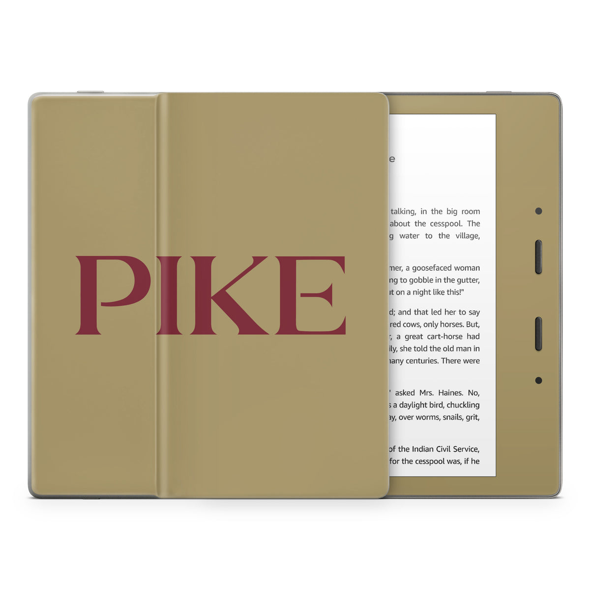 Pi Kappa Alpha PIKE Logo Gold - Amazon Kindle Skin