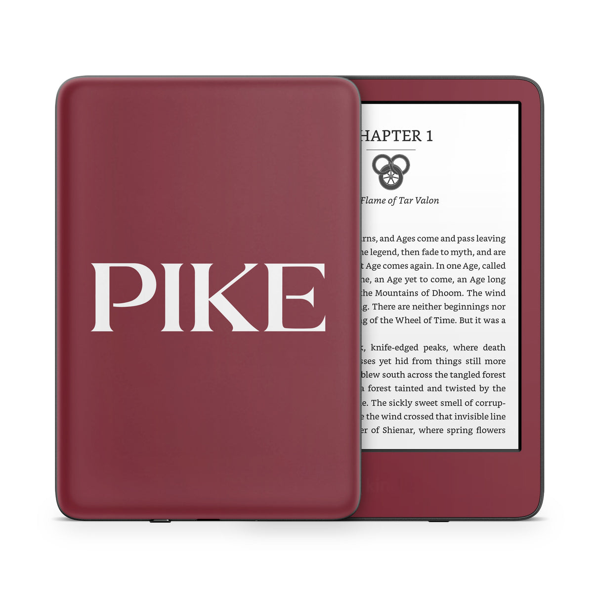 Pi Kappa Alpha PIKE Logo Garnet - Amazon Kindle Skin