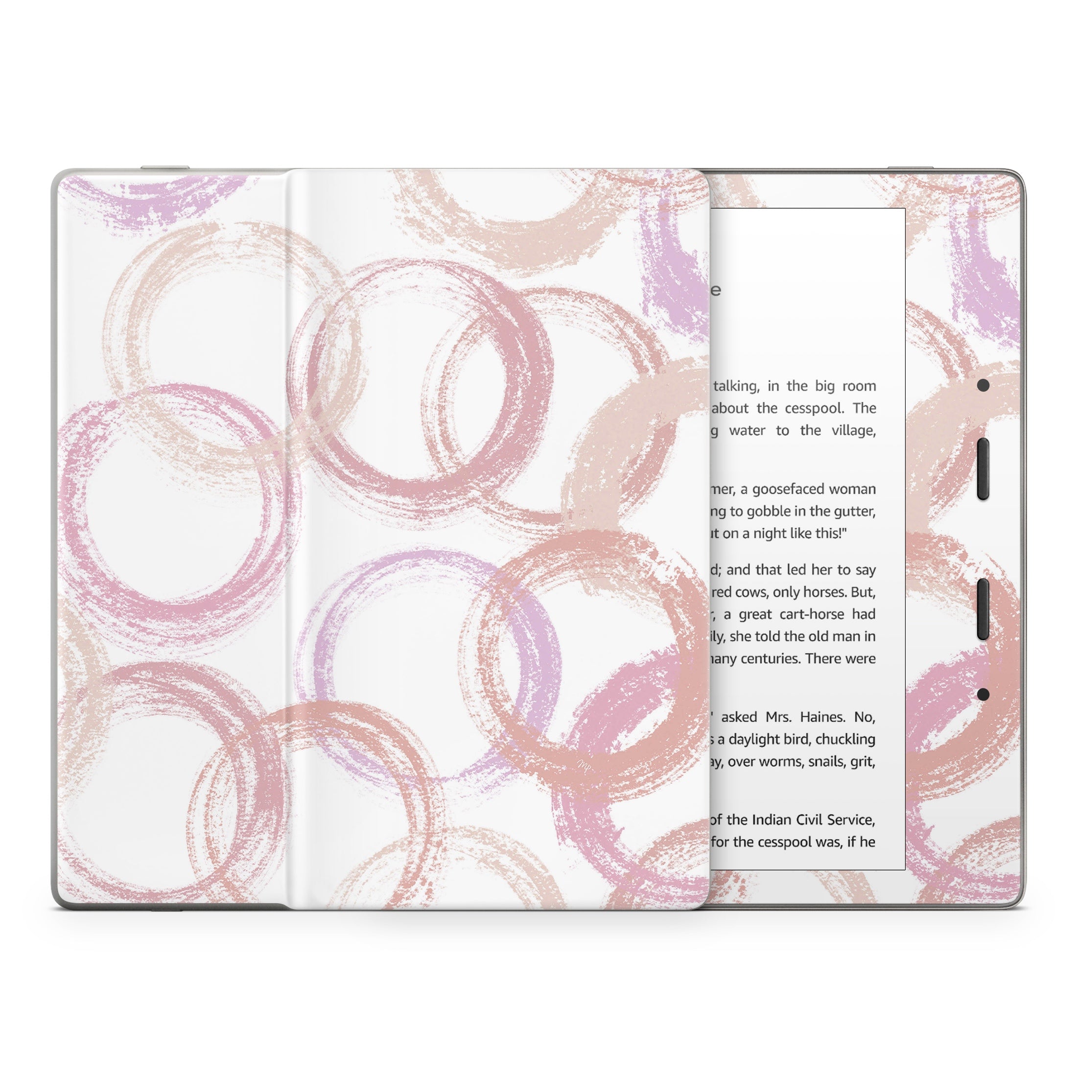 Pink Circles - Amazon Kindle Skin