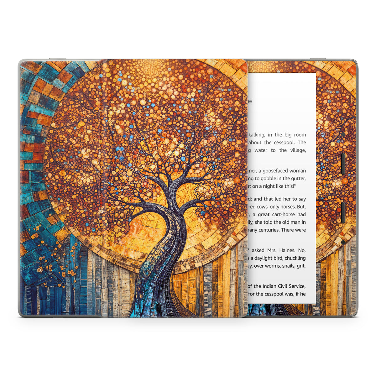 Radiant Creation Tree - Amazon Kindle Skin
