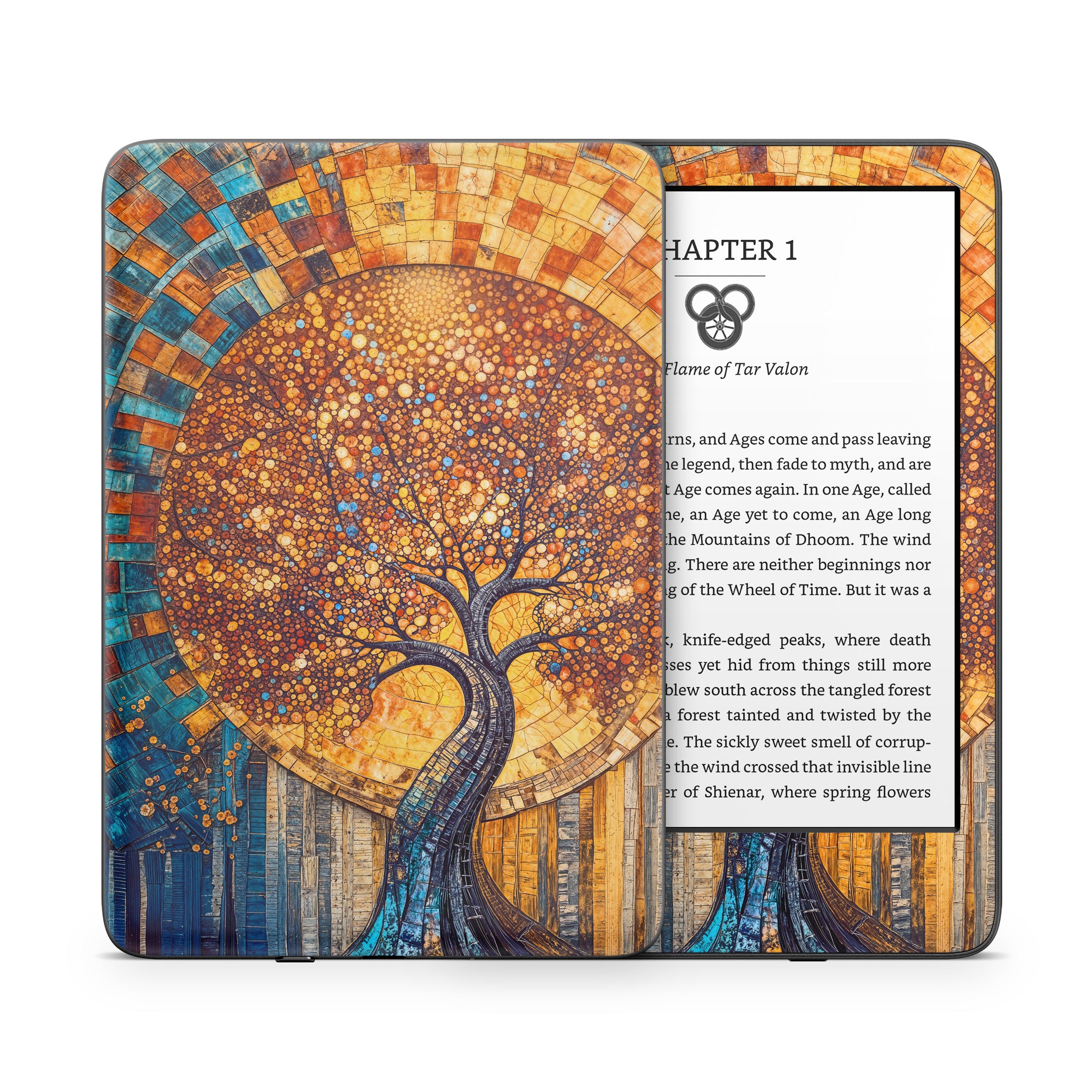 Radiant Creation Tree - Amazon Kindle Skin