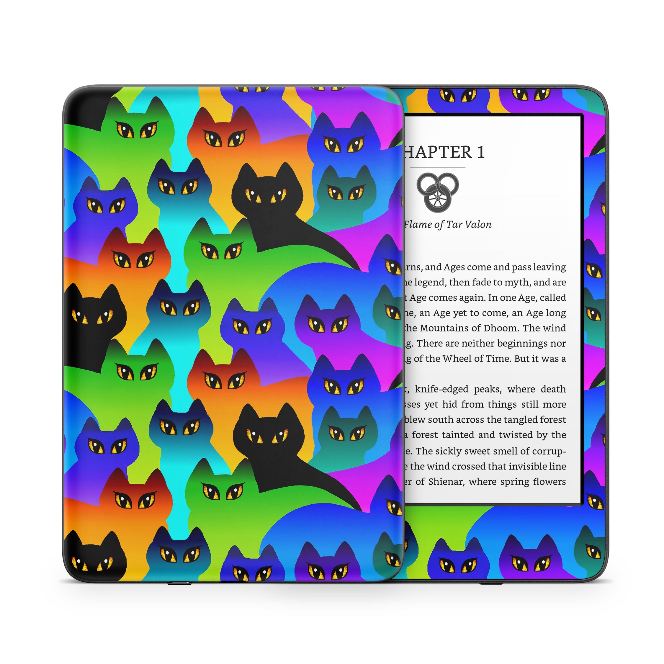 Rainbow Cats - Amazon Kindle Skin