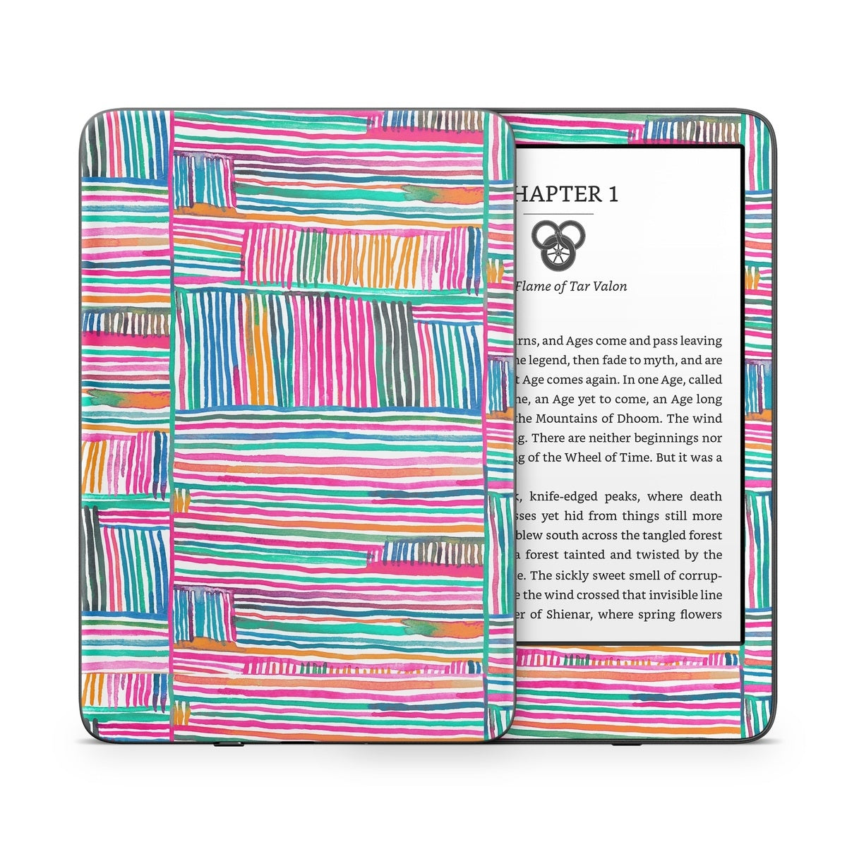 Relaxing Stripes - Amazon Kindle Skin