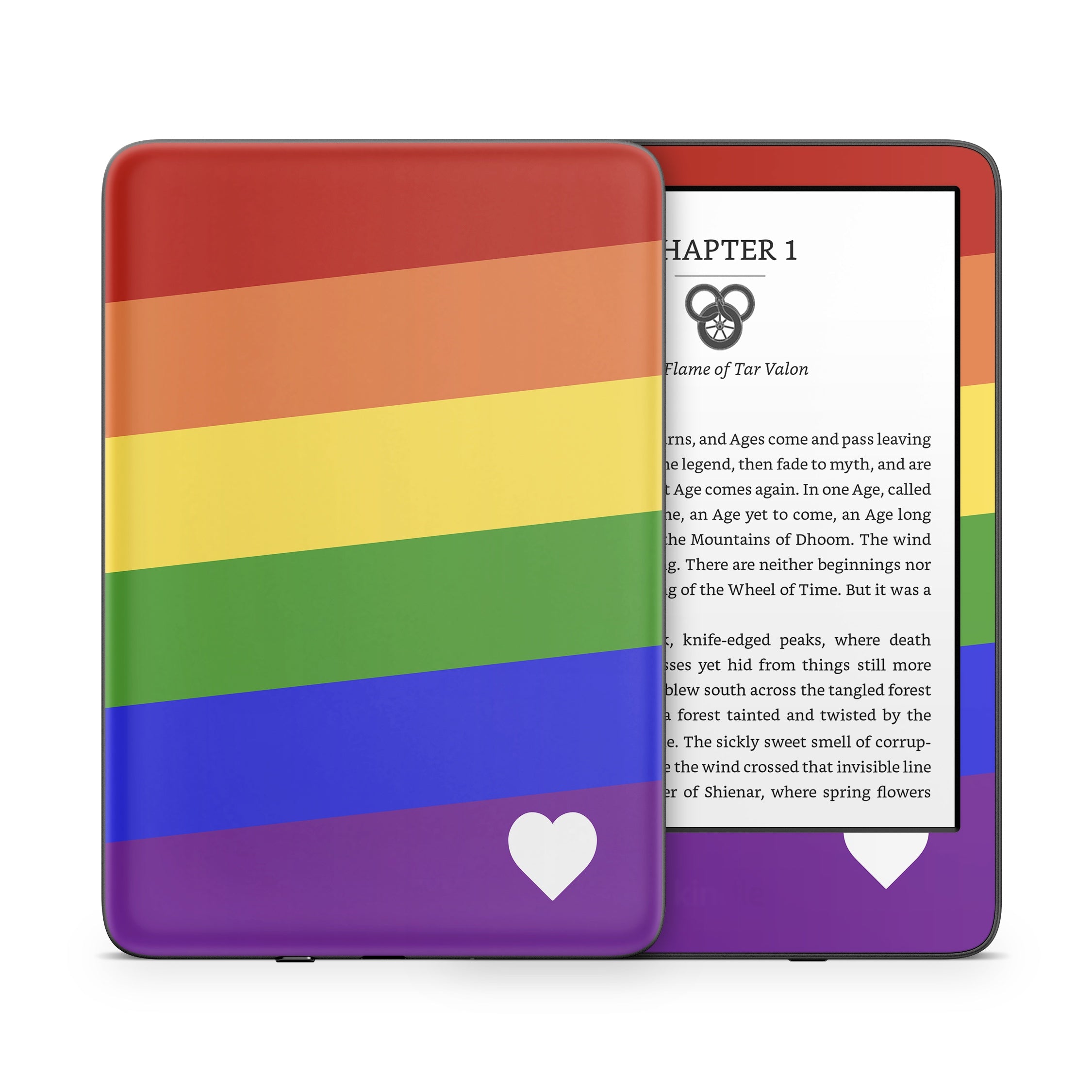 Rainbow Stripe - Amazon Kindle Skin