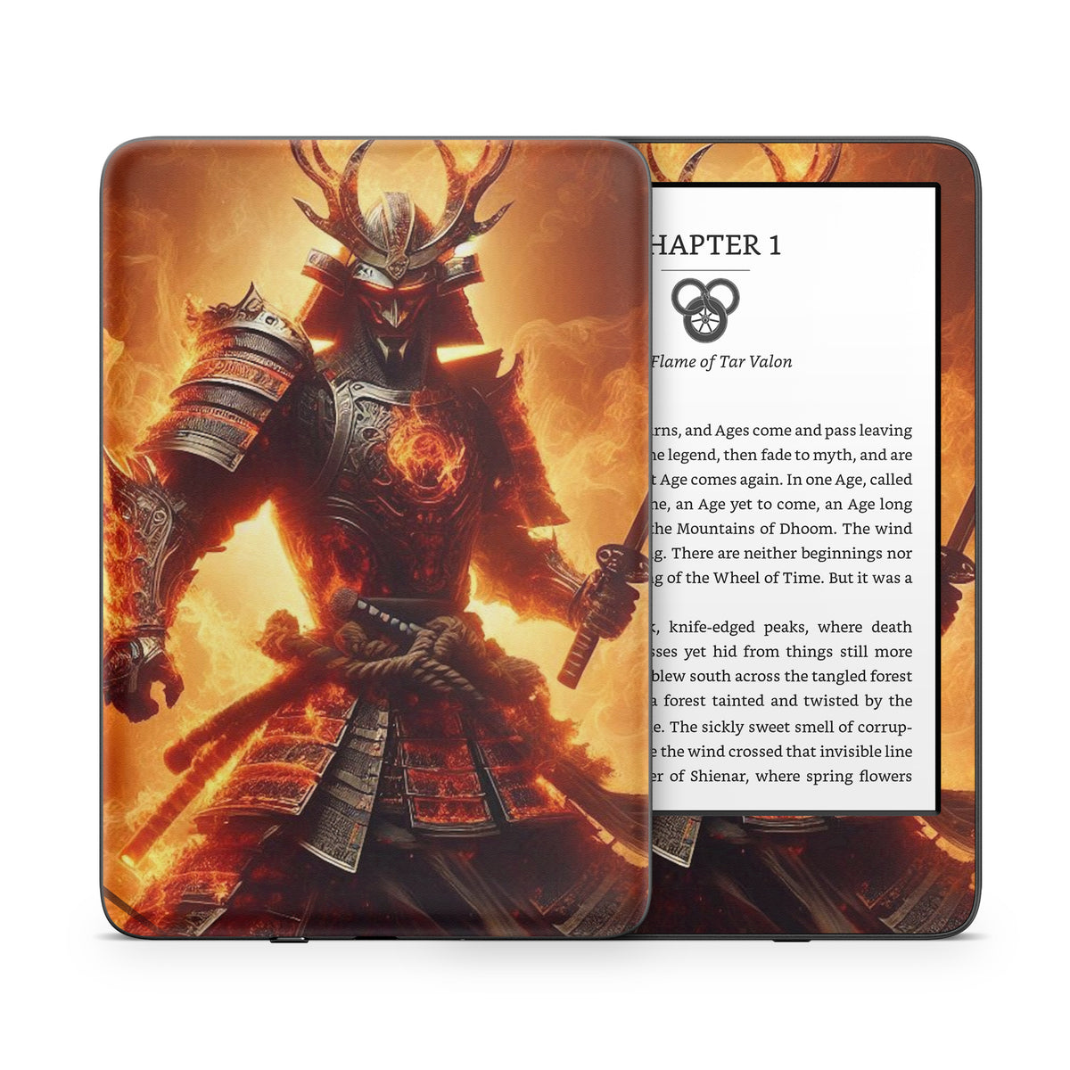 Samurai Fire - Amazon Kindle Skin