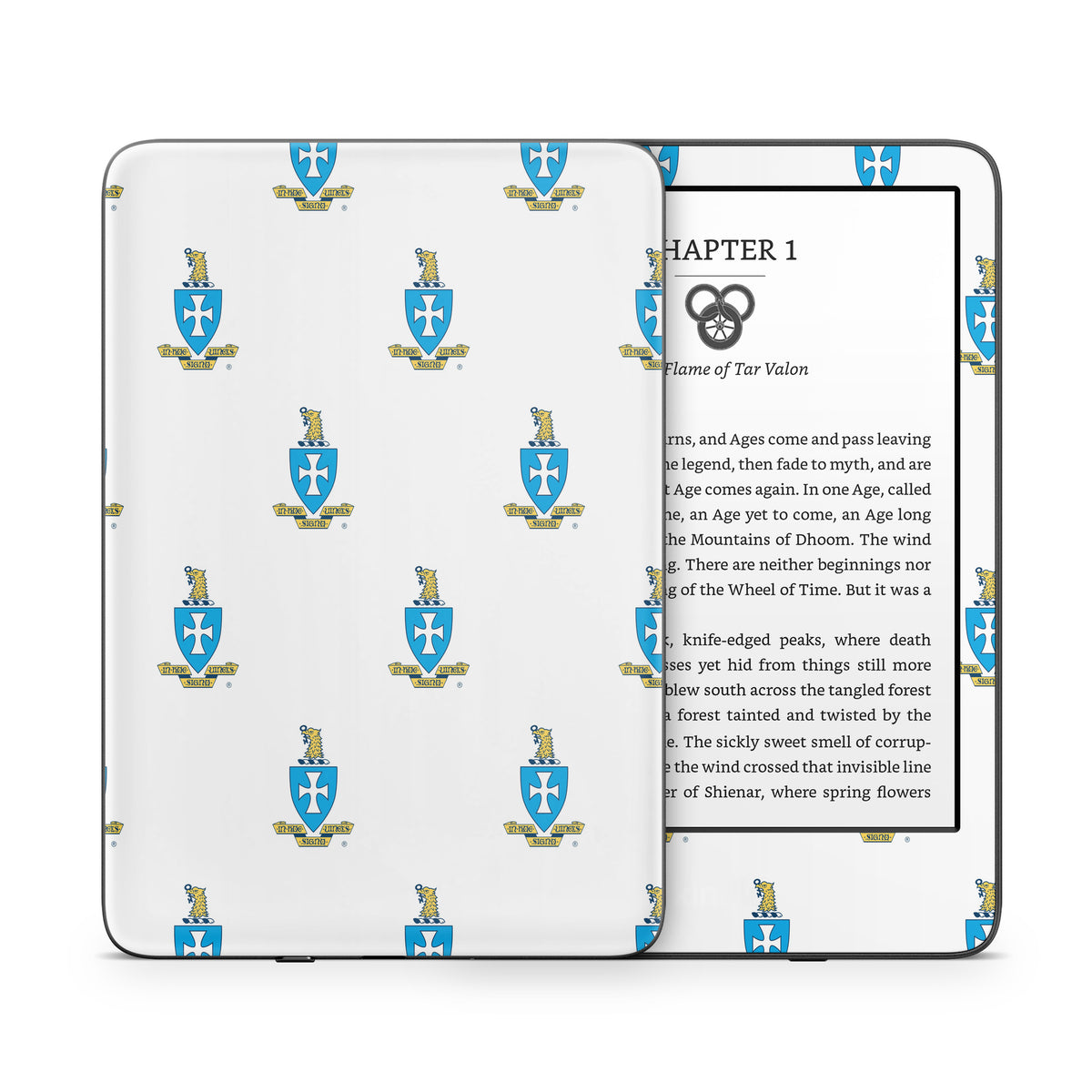 Sigma Chi Crest Pattern - Amazon Kindle Skin