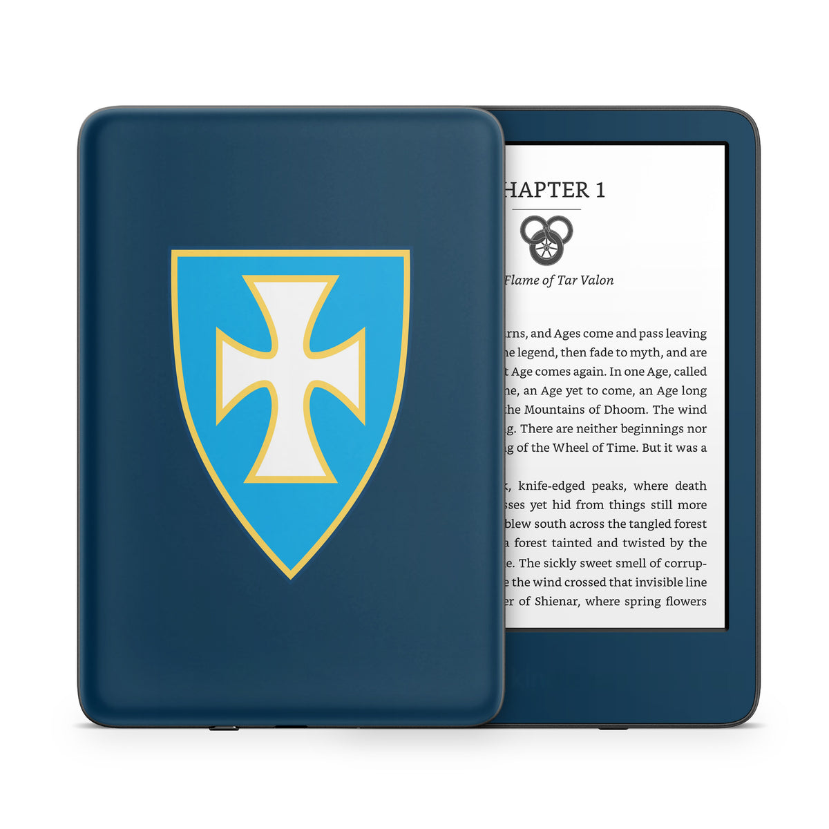 Sigma Chi Shield Navy - Amazon Kindle Skin