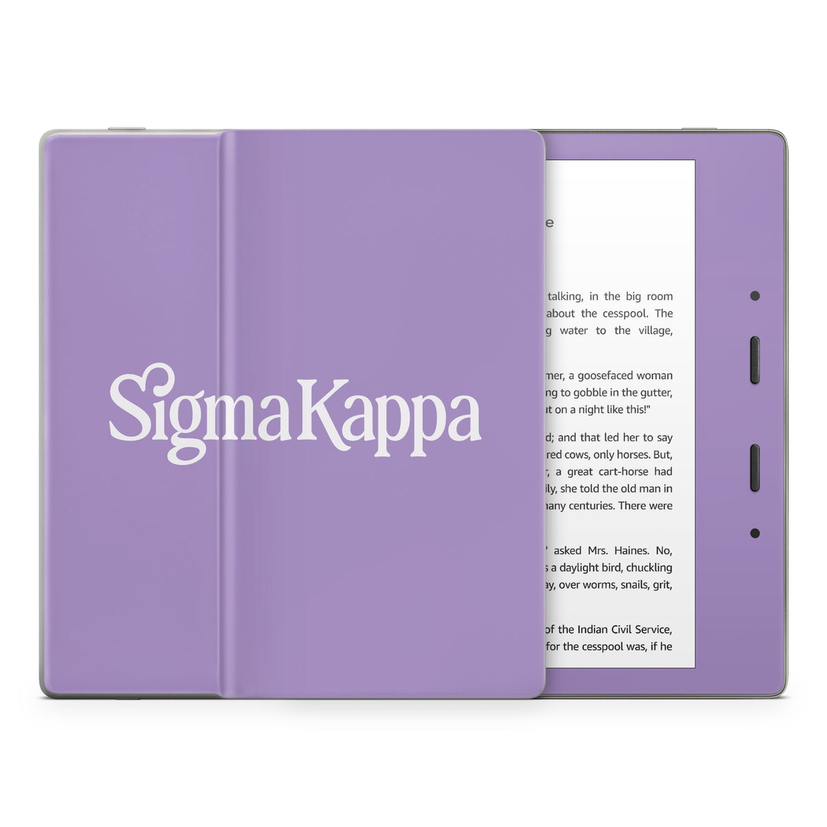 Sigma Kappa Primary Logo Dove Love on Legacy Lavender - Amazon Kindle Skin