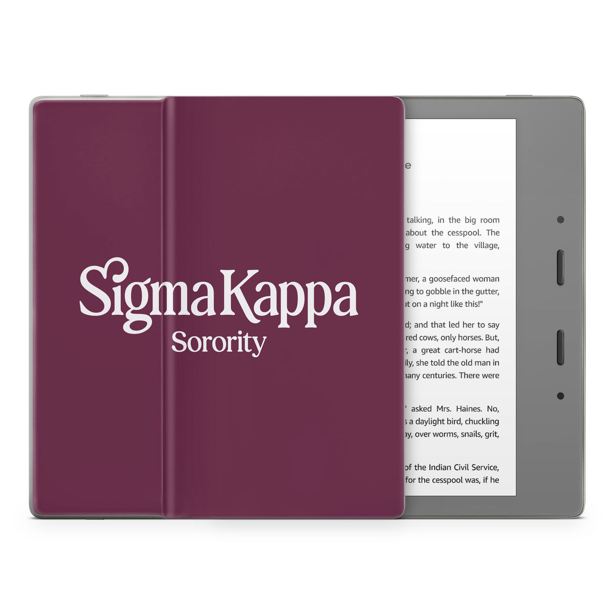 Sigma Kappa Sorority Logo Dove Love on Mary Maroon - Amazon Kindle Skin