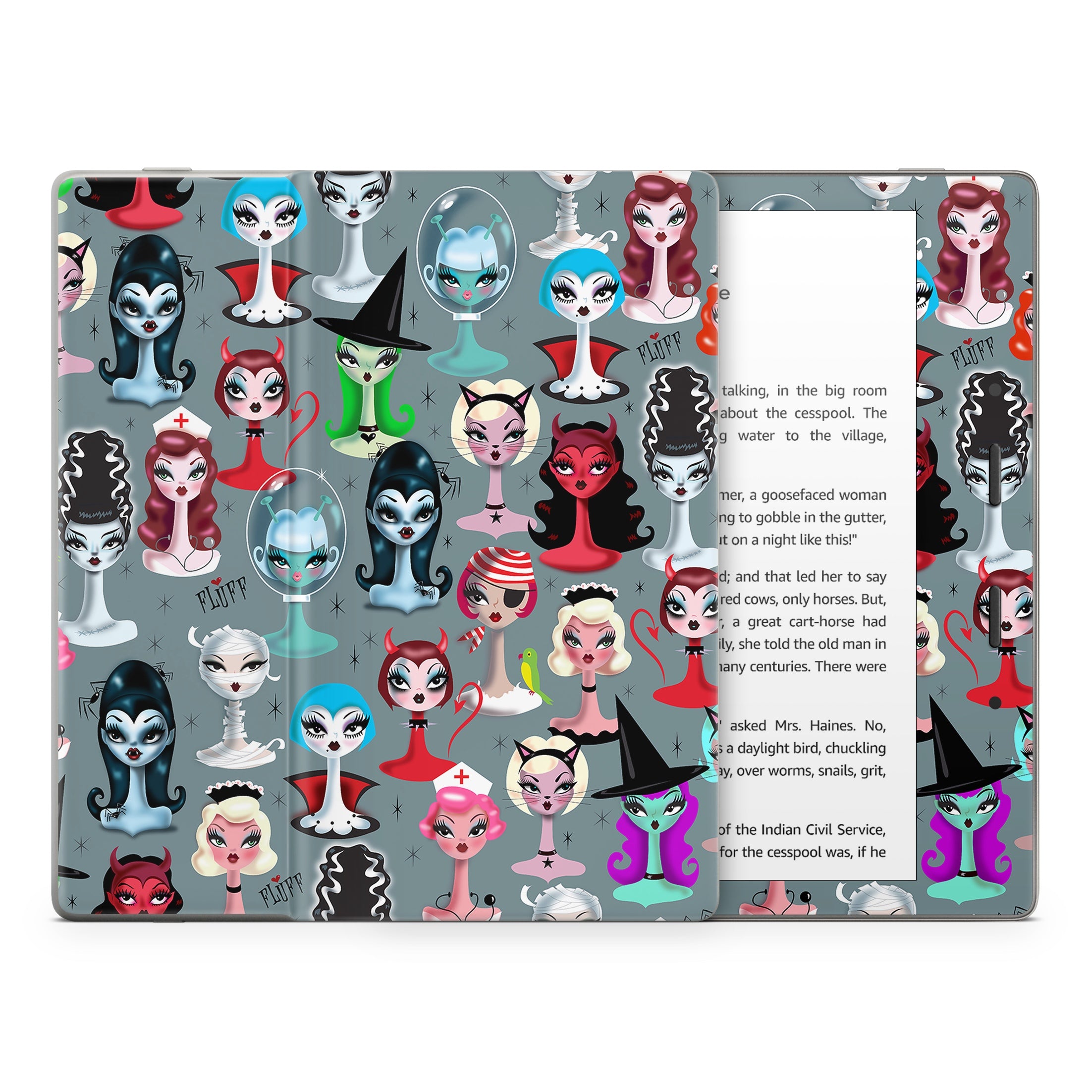 Spooky Dolls - Amazon Kindle Skin