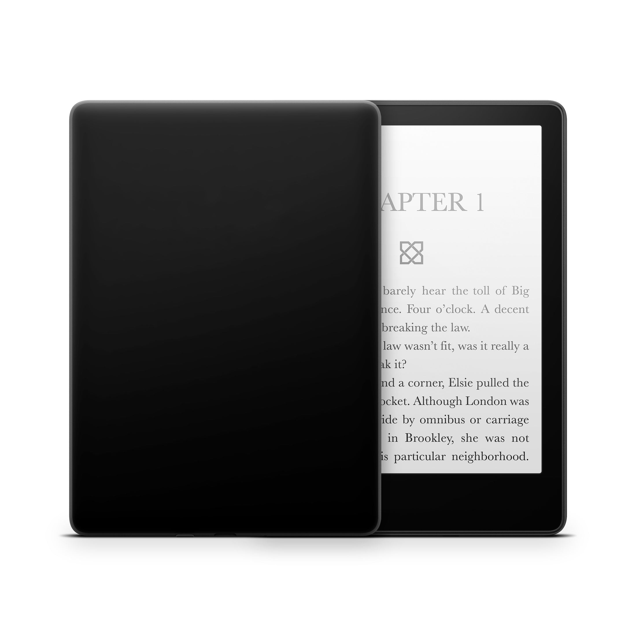 Solid State Black - Amazon Kindle Skin
