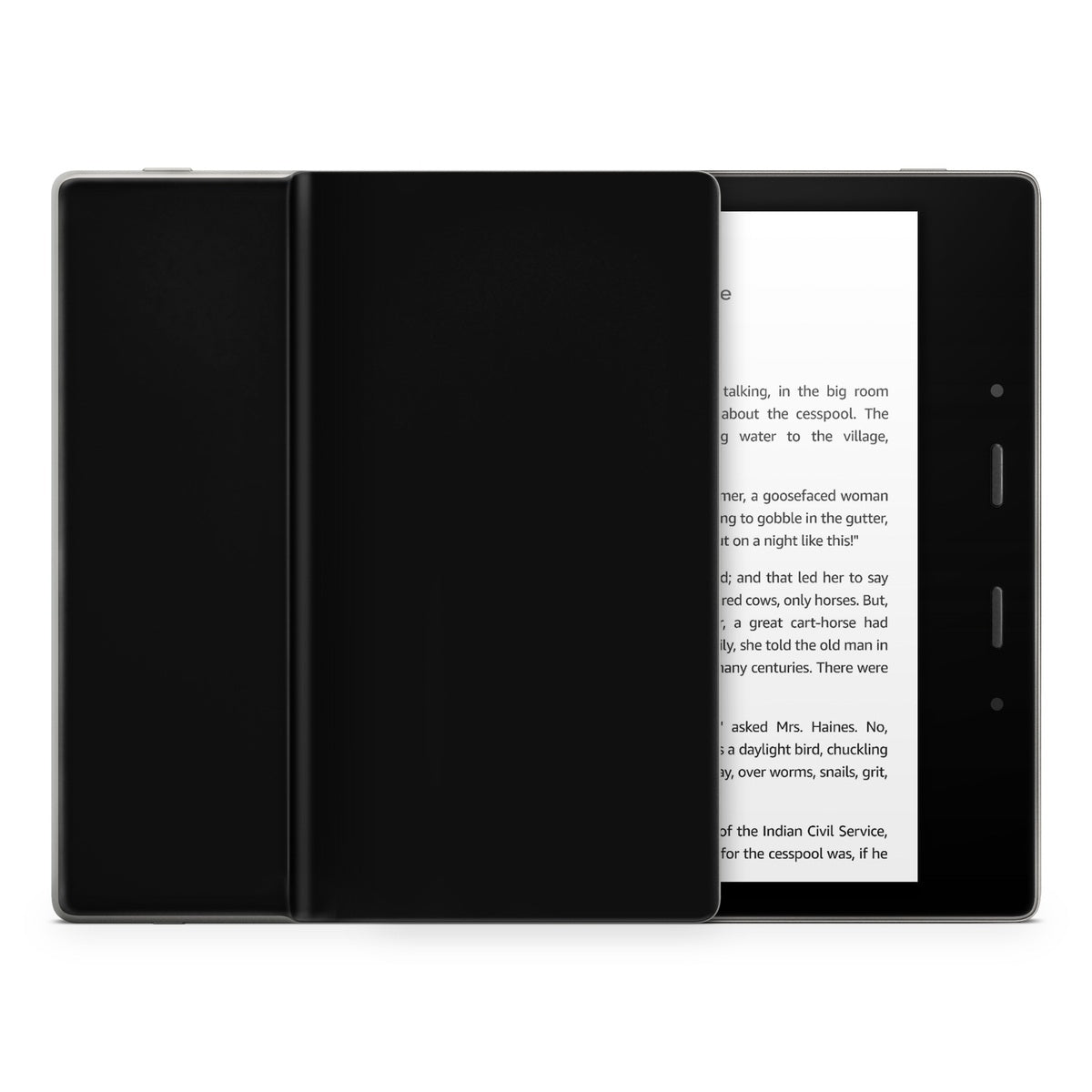 Solid State Black - Amazon Kindle Skin
