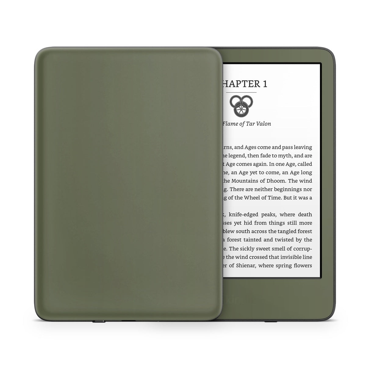 Solid State Olive Drab - Amazon Kindle Skin