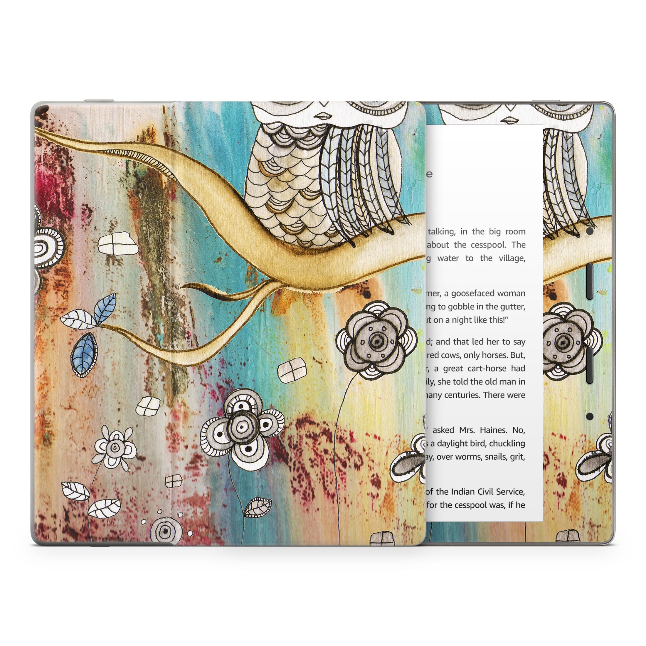 Surreal Owl - Amazon Kindle Skin