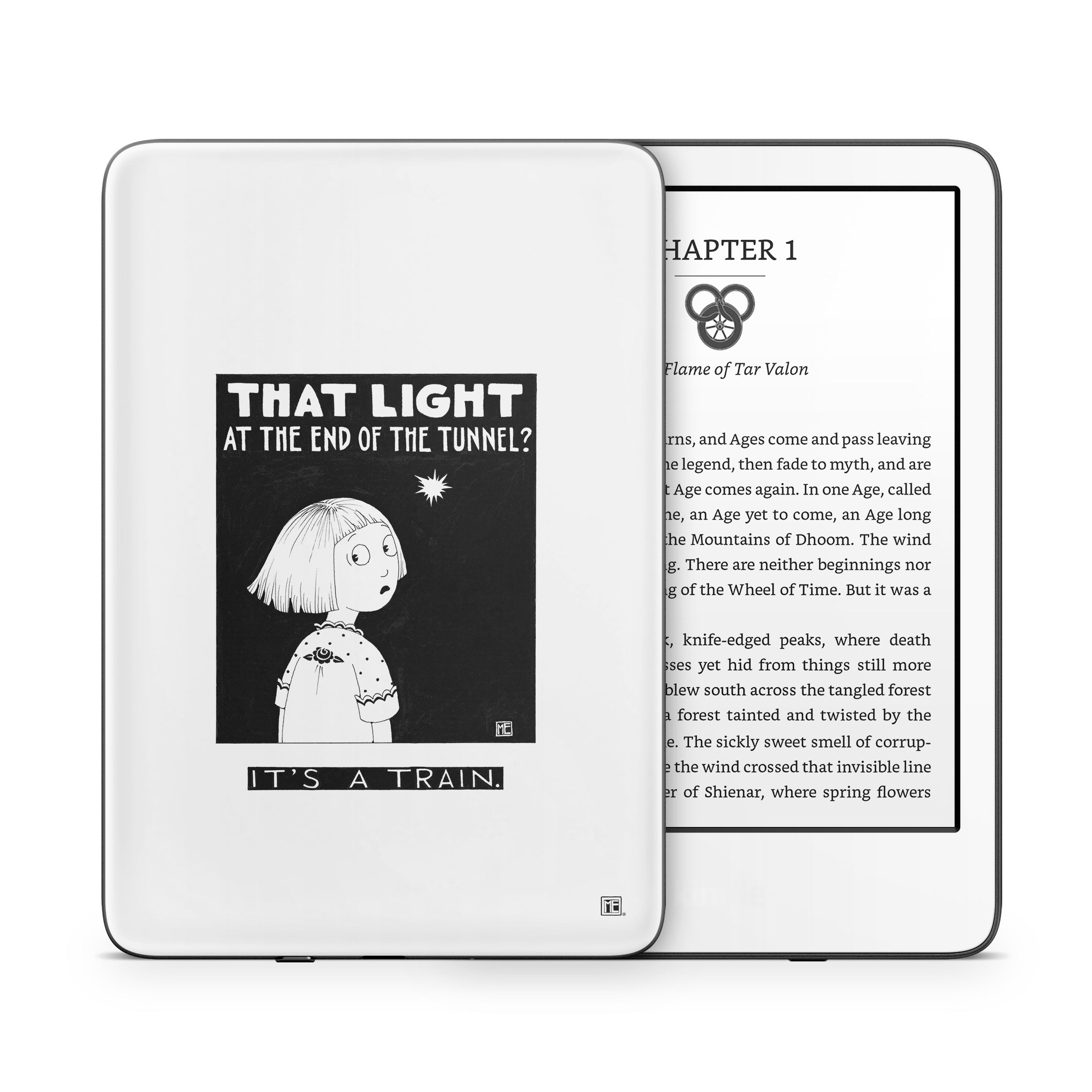 Train Tunnel - Amazon Kindle Skin