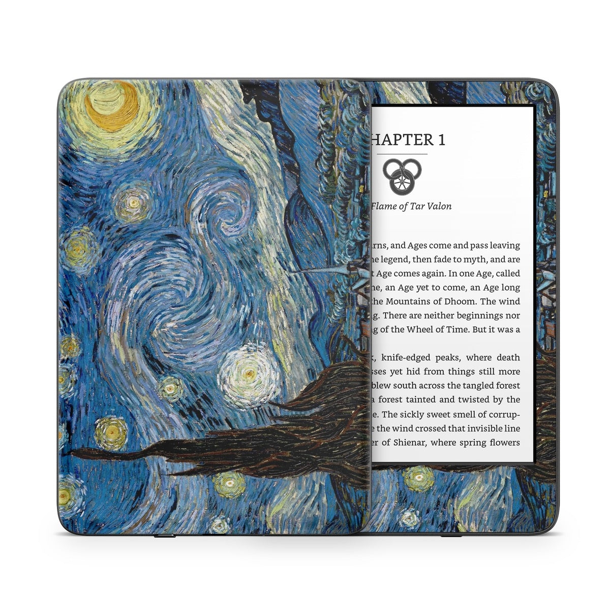 Starry Night - Amazon Kindle Skin