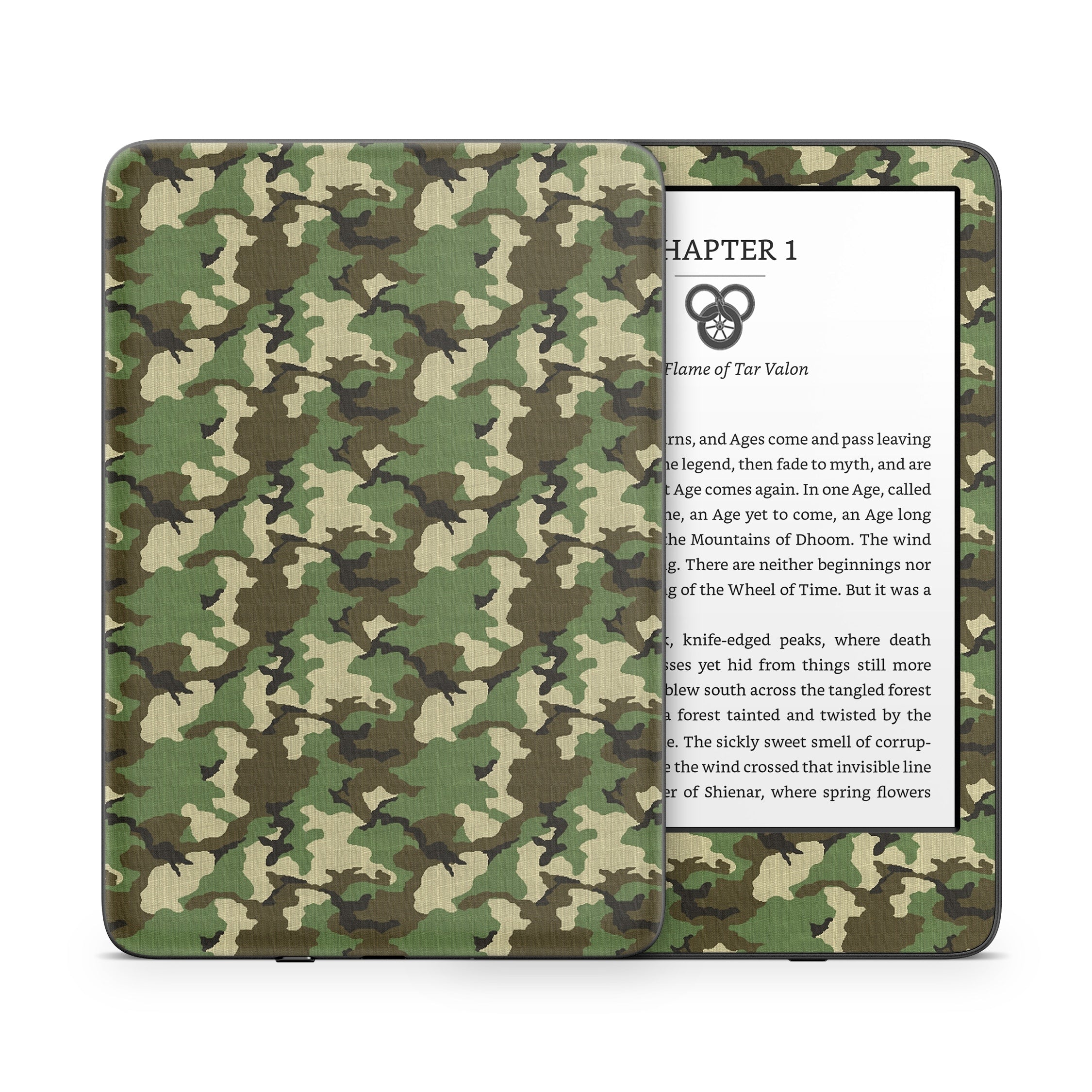 Woodland Camo - Amazon Kindle Skin
