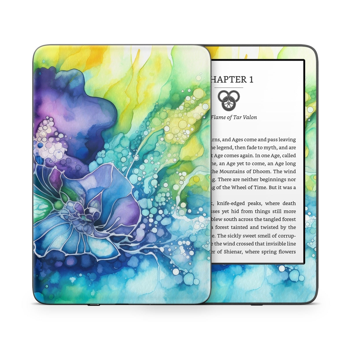 Watercolor Flora - Amazon Kindle Skin