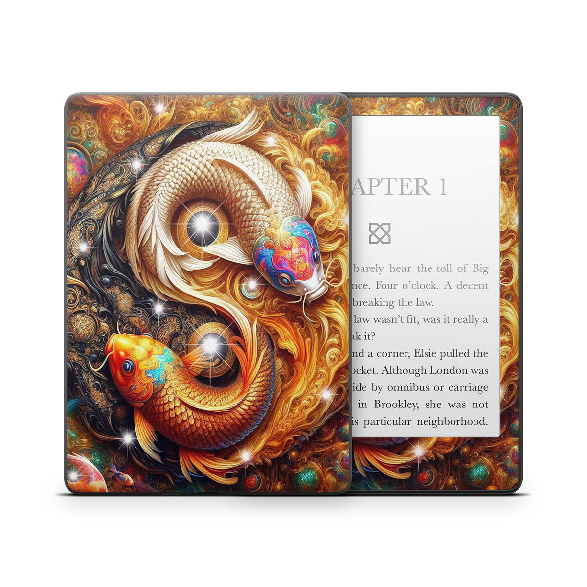 Yin Yang Koi - Amazon Kindle Skin