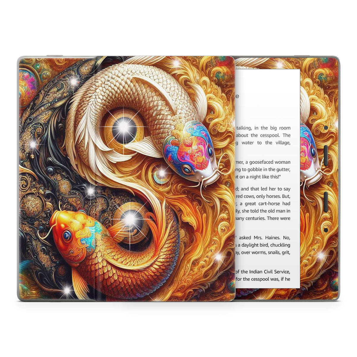 Yin Yang Koi - Amazon Kindle Skin