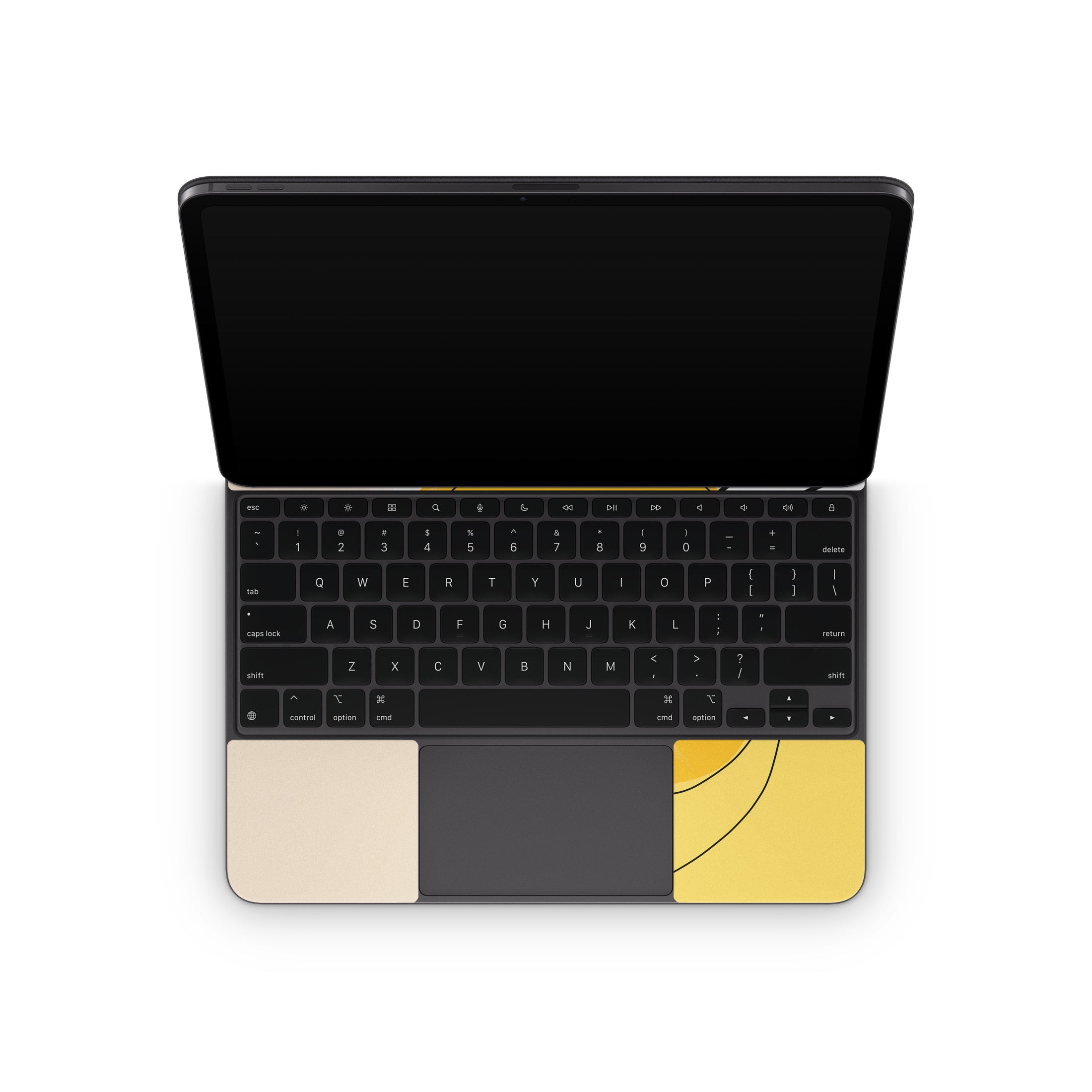 Abstract Yellow - Apple Magic Keyboard for iPad Skin