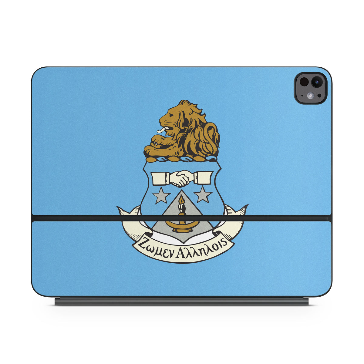 Alpha Delta Pi Crest Adelphean Blue - Apple Magic Keyboard for iPad Skin