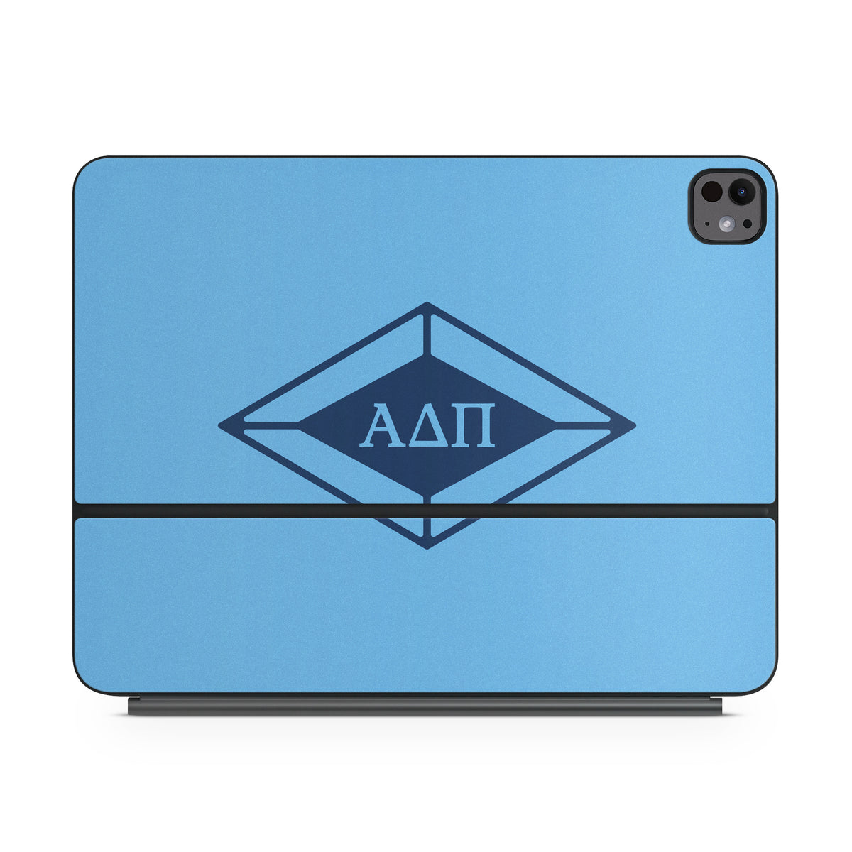 Alpha Delta Pi Diamond Letters Adelphean Blue - Apple Magic Keyboard for iPad Skin