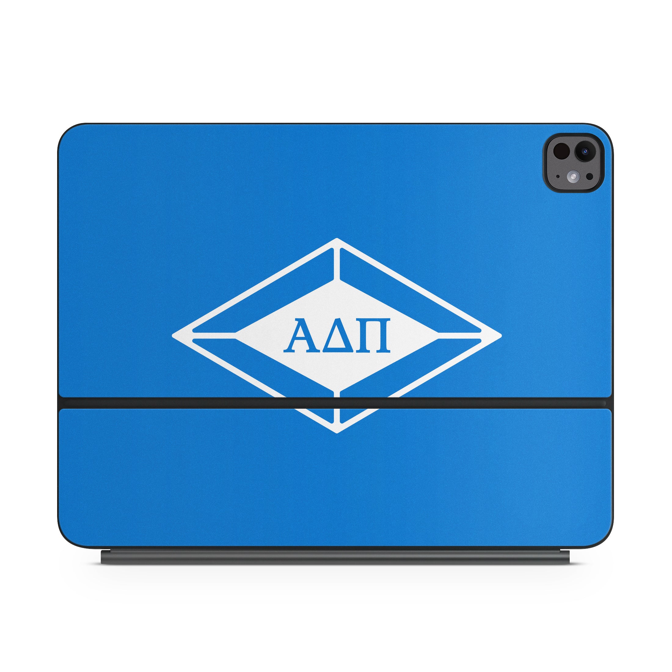 Alpha Delta Pi Diamond Letters Azure - Apple Magic Keyboard for iPad Skin