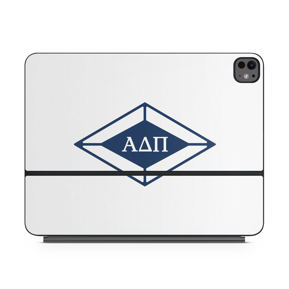 Alpha Delta Pi Diamond Letters White - Apple Magic Keyboard for iPad Skin