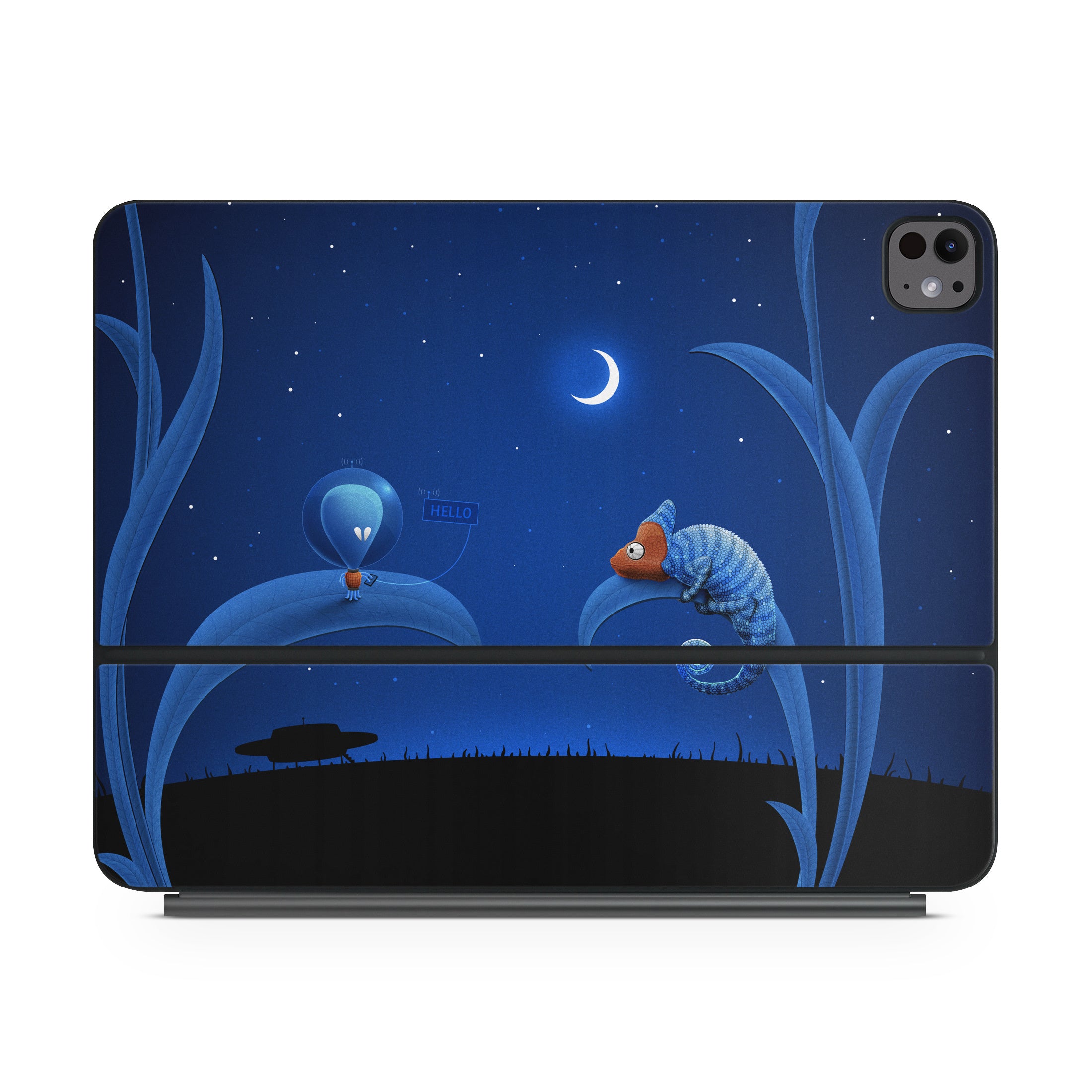 Alien and Chameleon - Apple Magic Keyboard for iPad Skin