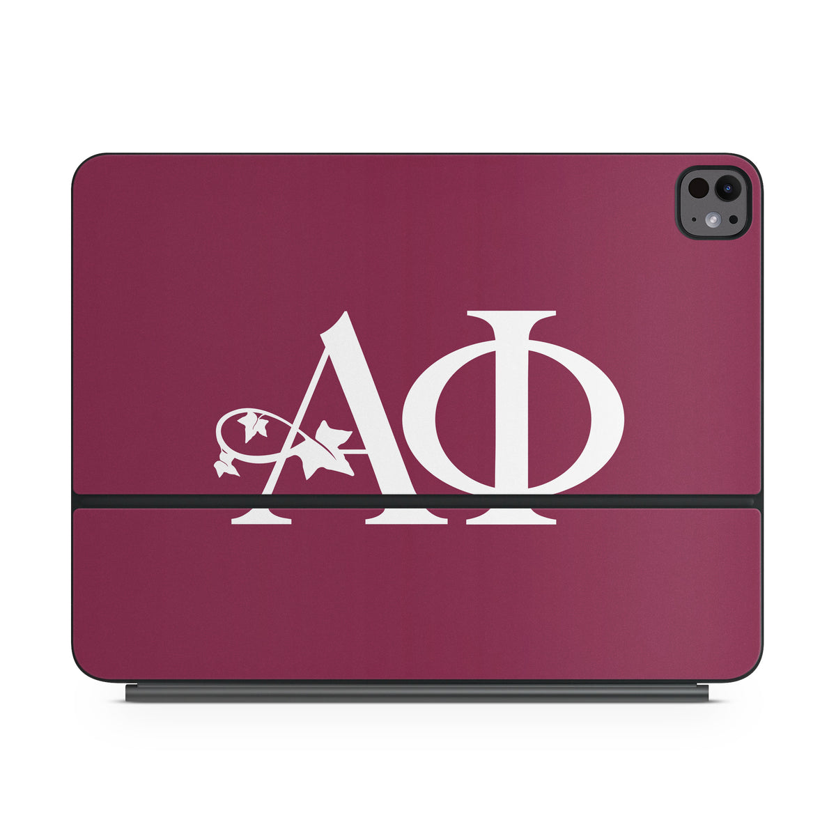 Alpha Phi Greek Letters Bordeaux - Apple Magic Keyboard for iPad Skin