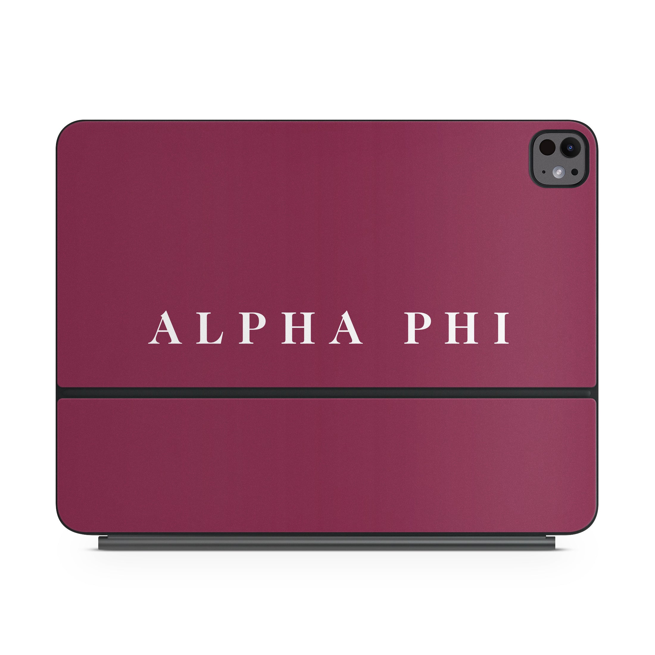 Alpha Phi Wordmark Bordeaux - Apple Magic Keyboard for iPad Skin