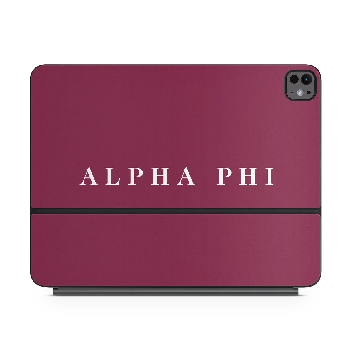 Alpha Phi Wordmark Bordeaux - Apple Magic Keyboard for iPad Skin