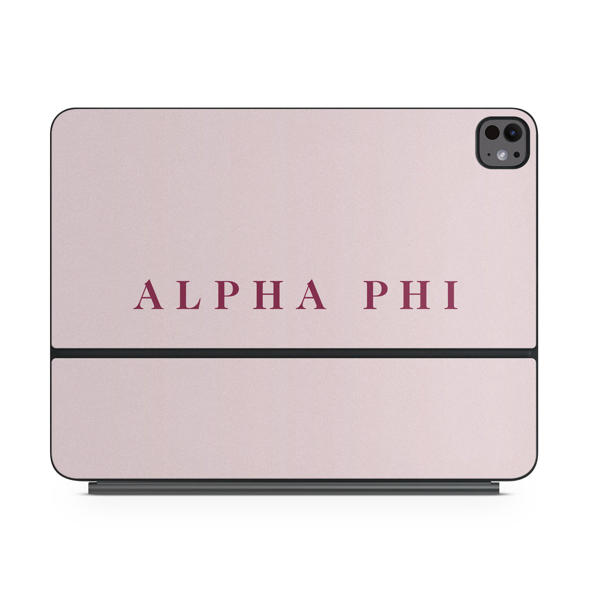 Alpha Phi Wordmark Ivory - Apple Magic Keyboard for iPad Skin