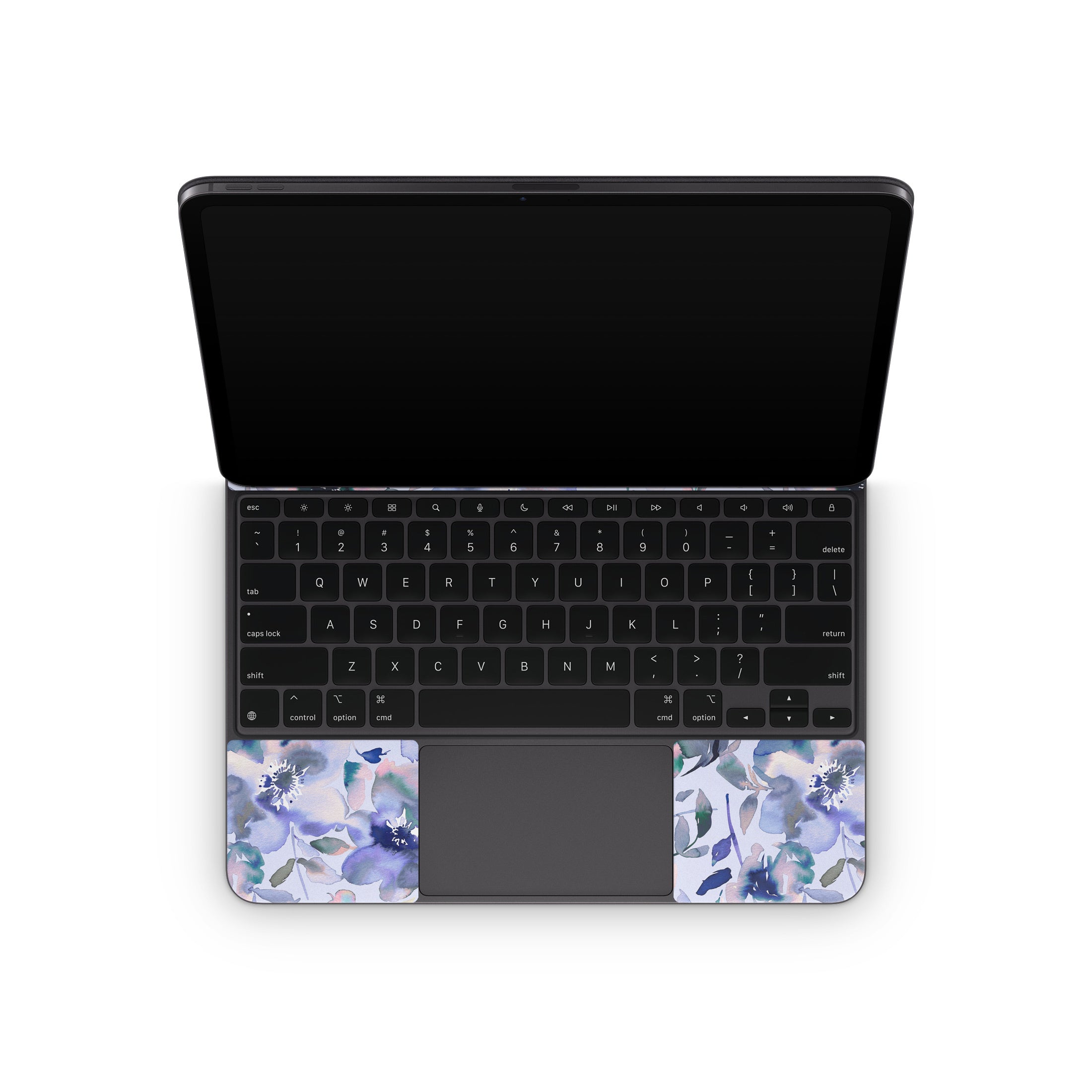 Aquatic Artistic Flowers - Apple Magic Keyboard for iPad Skin